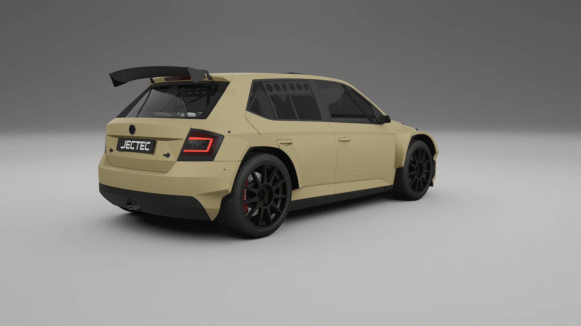 Škoda Fabia R5 6V PPF Fólie | SAND TPU PPF - kompletní pre-cut kit