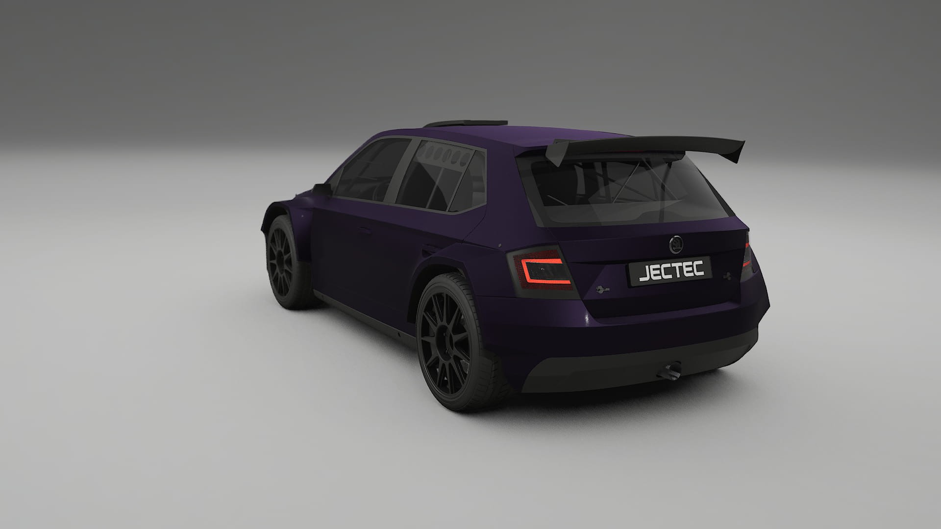 Škoda Fabia R5 6V PPF Fólie | VIOLET TPU PPF - kompletní pre-cut kit