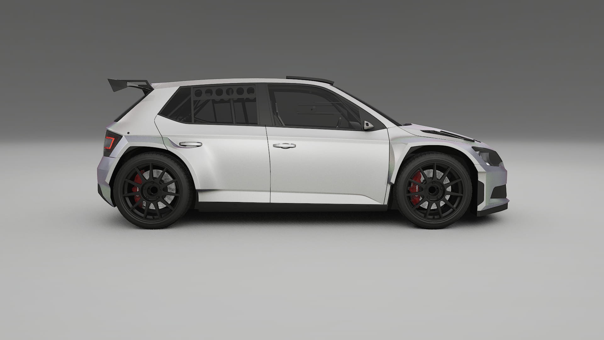 Škoda Fabia R5 6V PPF Fólie | NEBULA TPU PPF - kompletní pre-cut kit