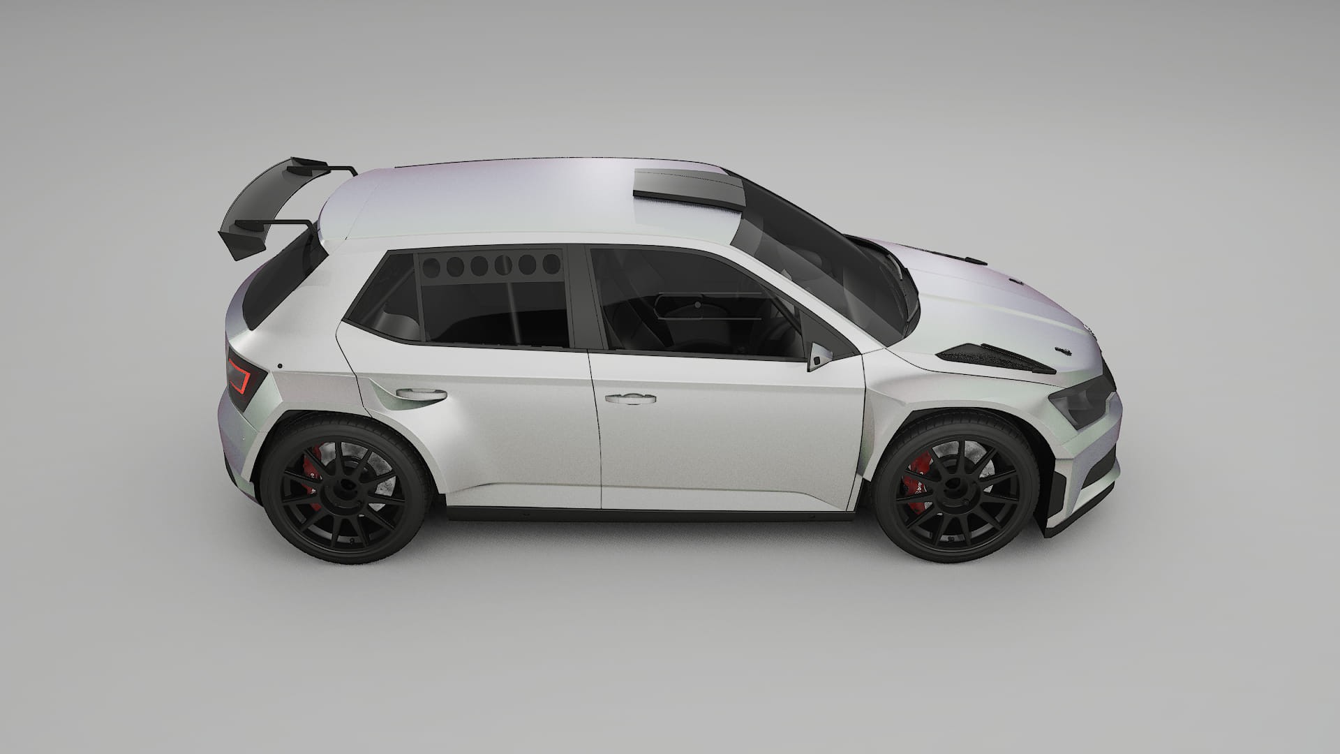 Škoda Fabia R5 6V PPF Fólie | NEBULA TPU PPF - kompletní pre-cut kit