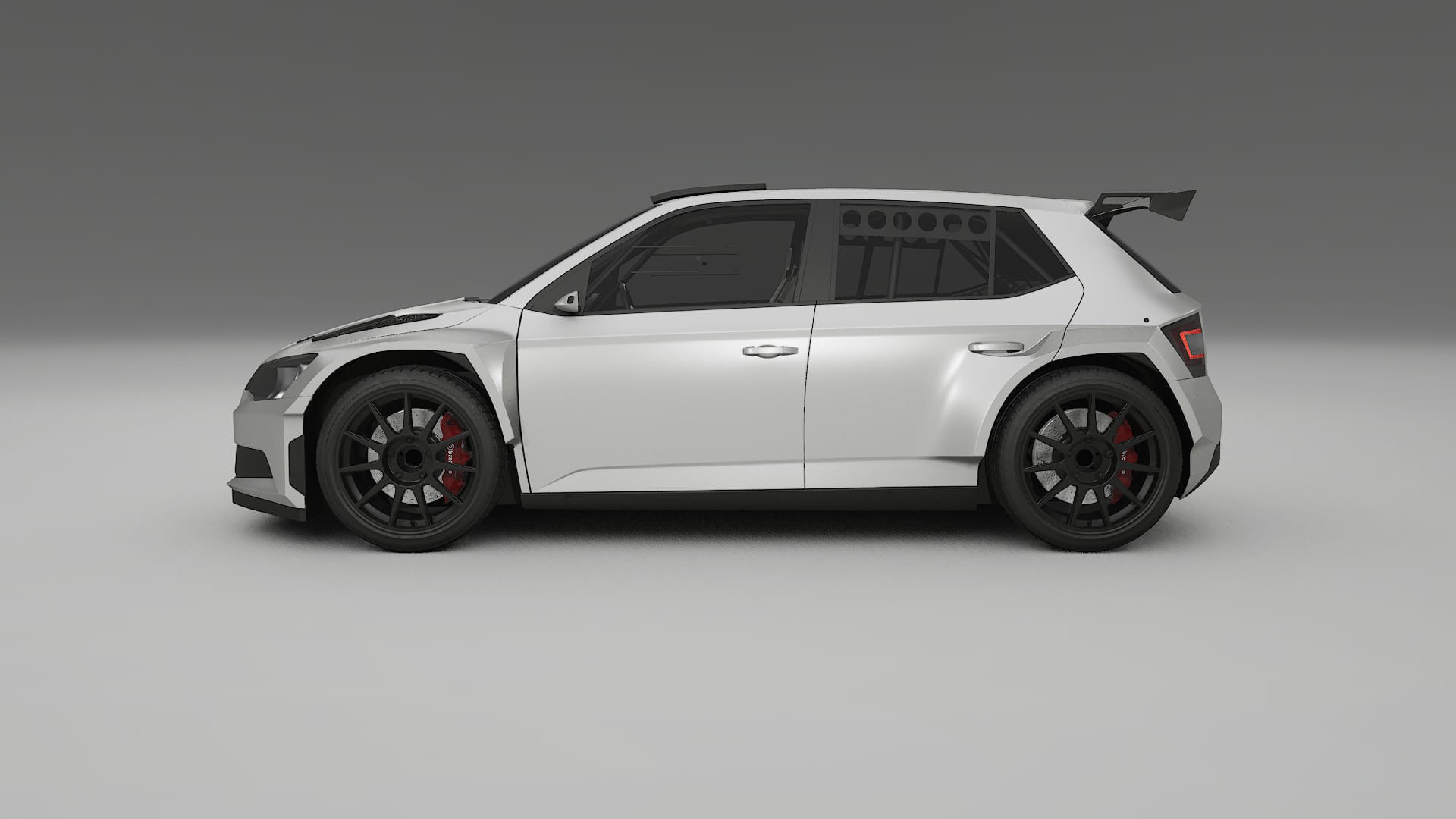 Škoda Fabia R5 6V PPF Fólie | OPAL TPU PPF - kompletní pre-cut kit