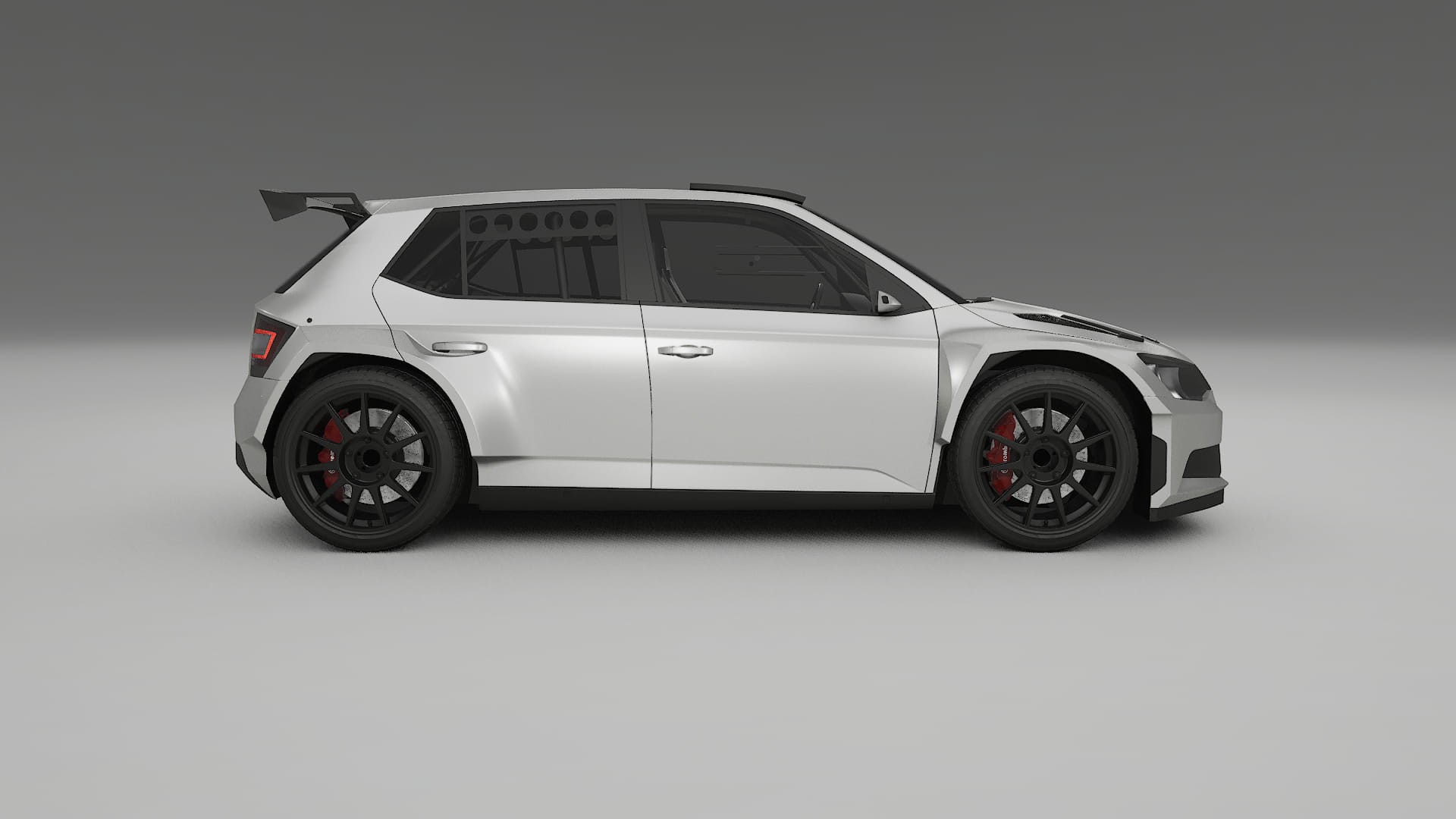 Škoda Fabia R5 6V PPF Fólie | OPAL TPU PPF - kompletní pre-cut kit