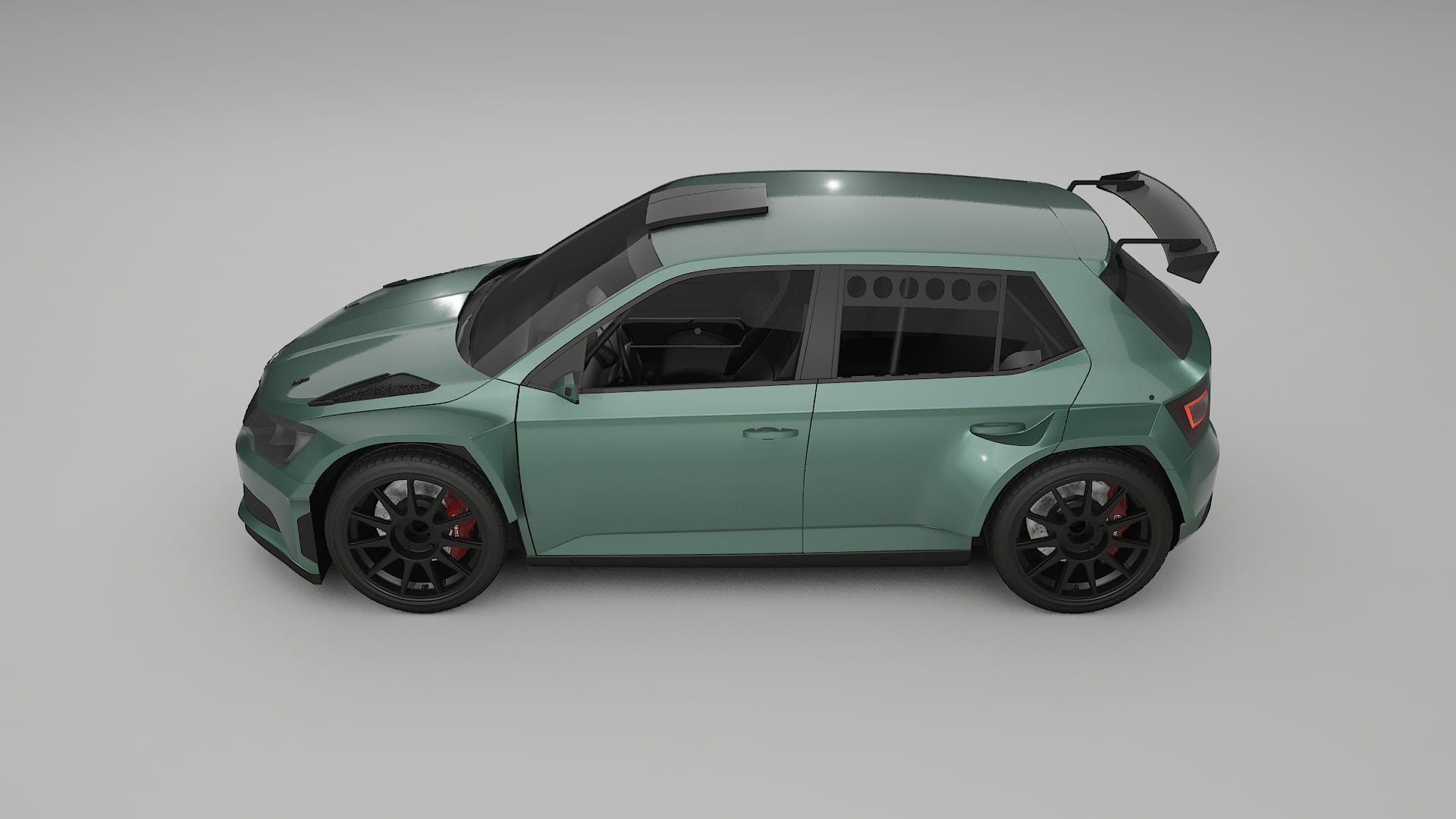 Škoda Fabia R5 6V PPF Fólie | EVERGREEN TPU PPF - kompletní pre-cut kit