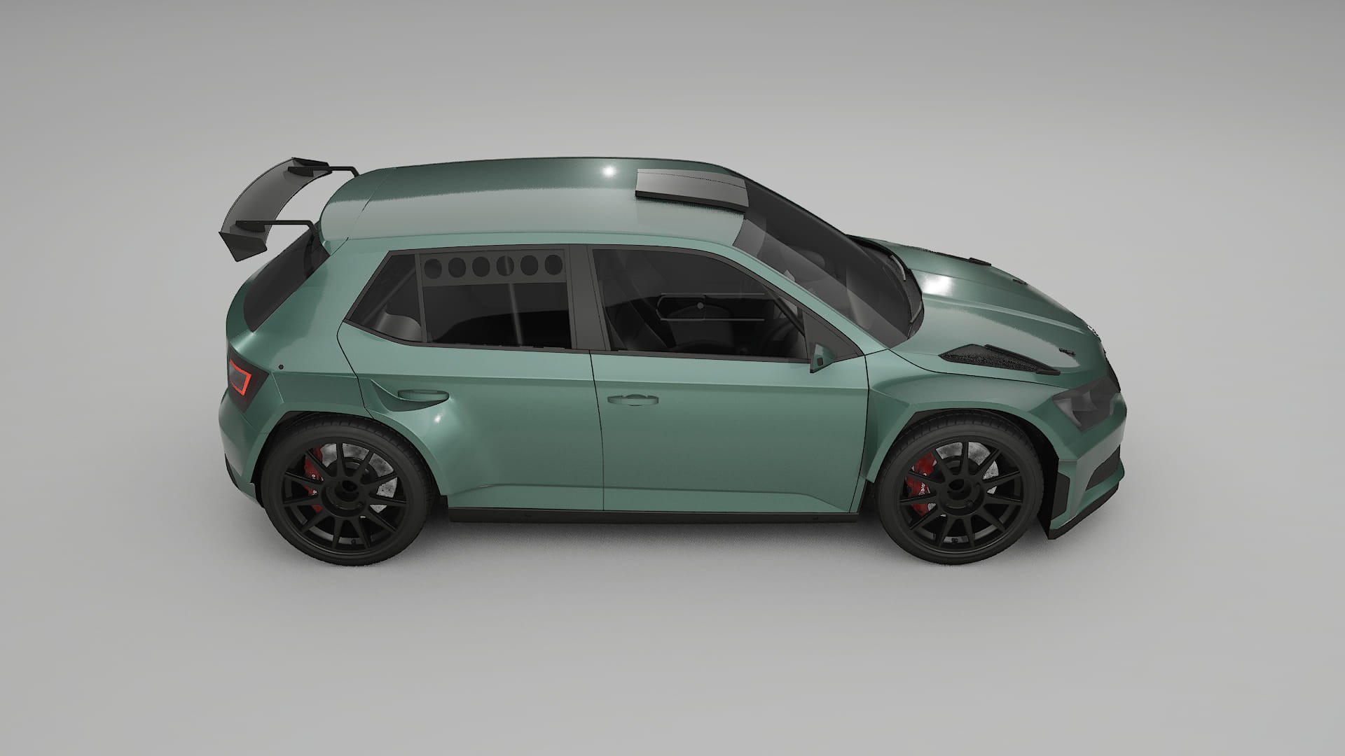 Škoda Fabia R5 6V PPF Fólie | EVERGREEN TPU PPF - kompletní pre-cut kit