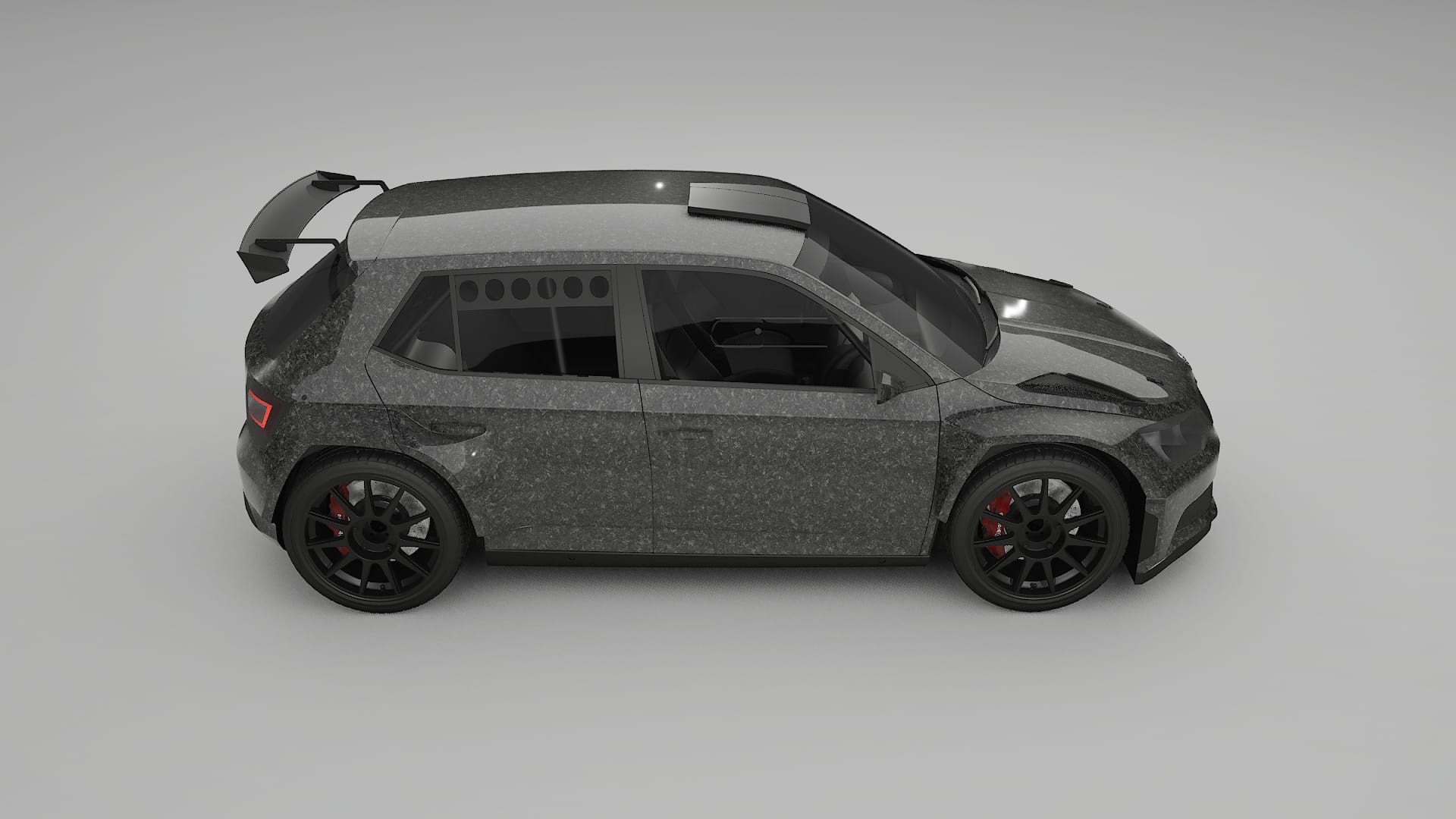 Škoda Fabia R5 6V PPF Fólie | FORGED S TPU PPF - kompletní pre-cut kit