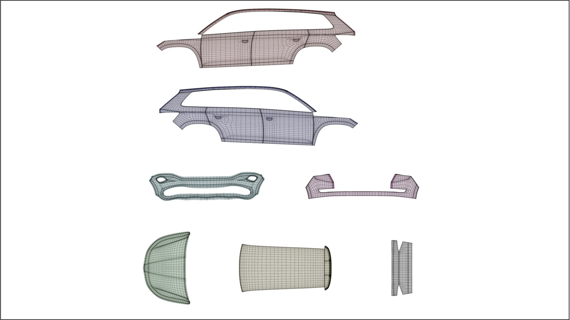 Škoda Kodiaq NS7 PPF Fólie | SAHARA TPU PPF - kompletní pre-cut kit