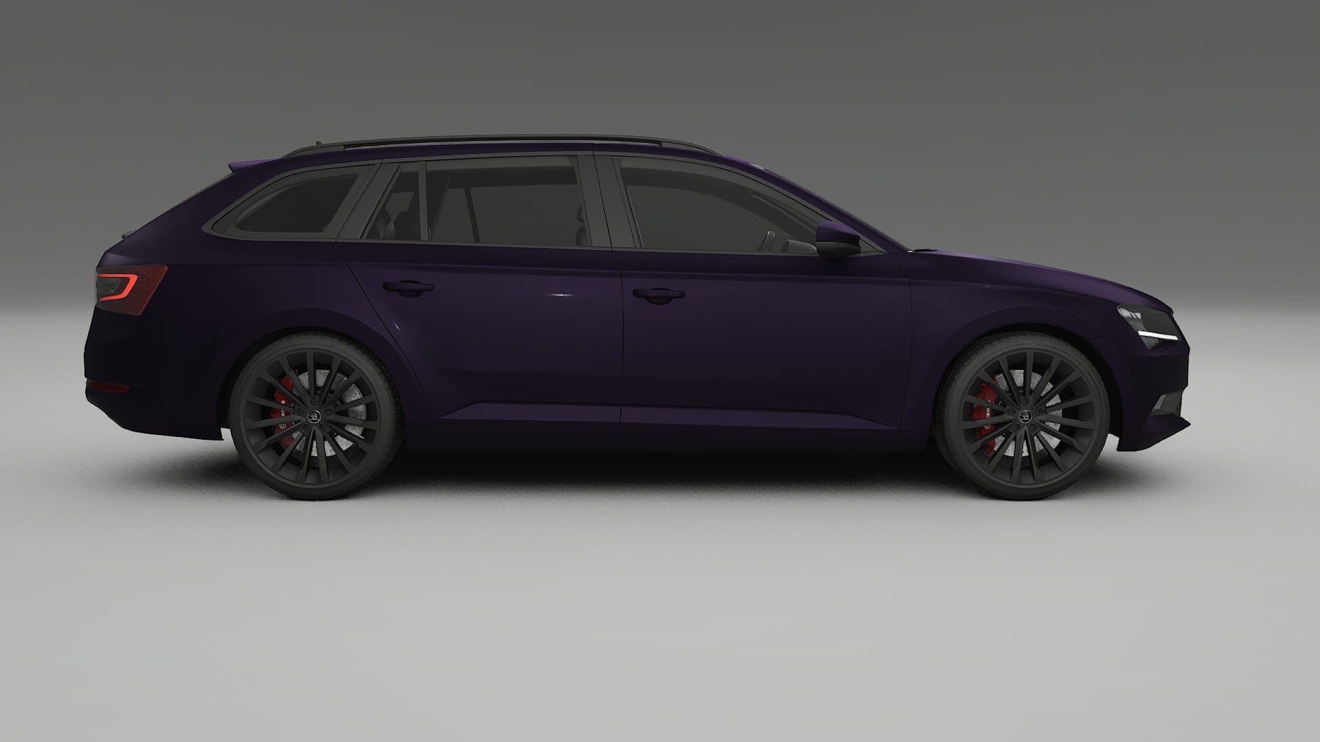 Škoda Superb B8 PPF Fólie | VIOLET TPU PPF - kompletní pre-cut kit