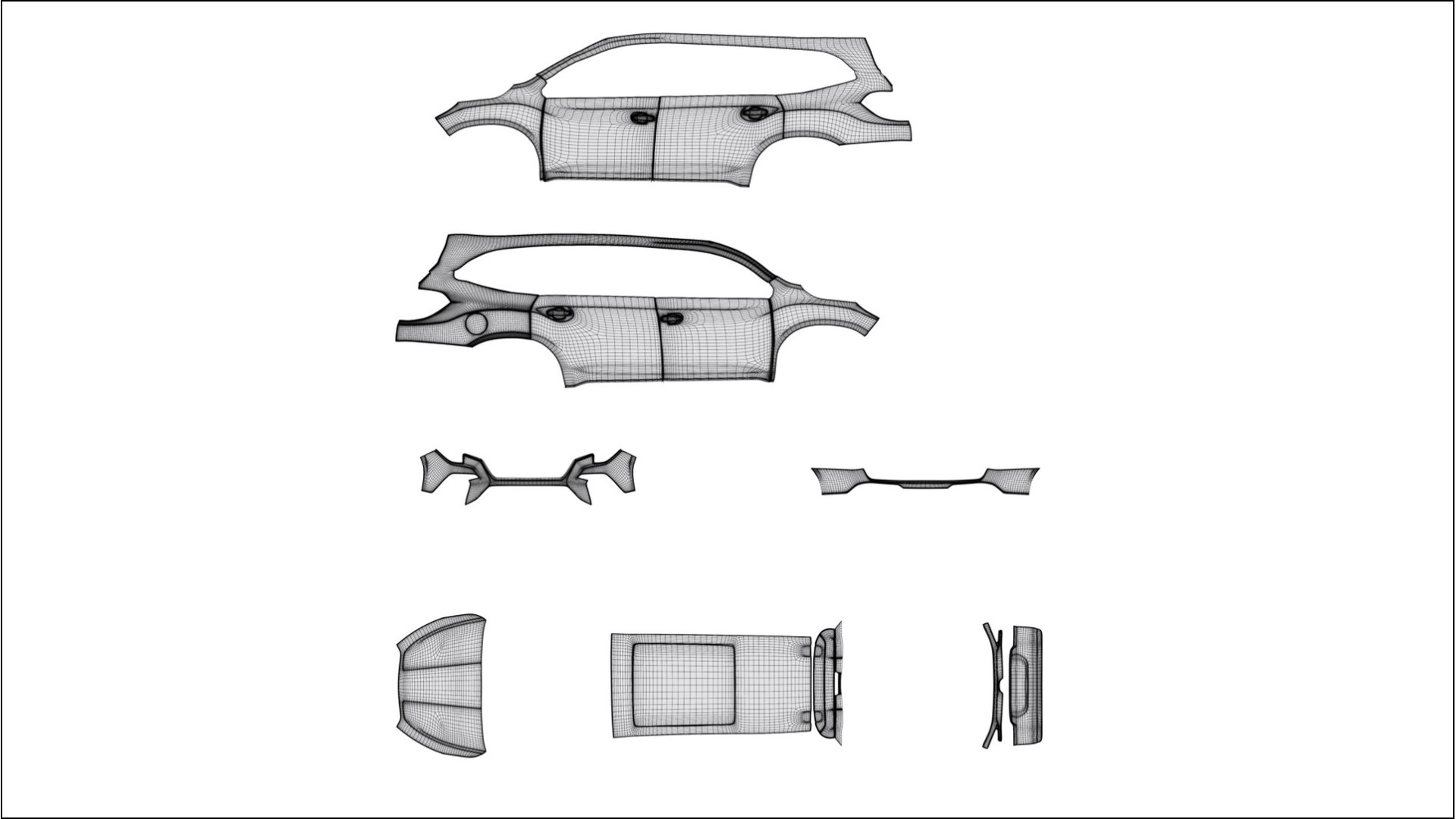 Subaru Ascent BT facelift PPF Fólie | FROST TPU PPF - kompletní pre-cut kit