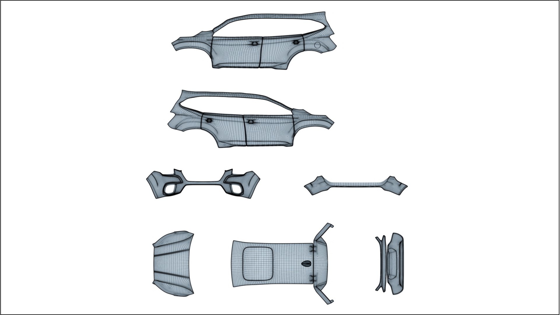 Subaru Forester V SK facelift PPF Fólie | SLATE TPU PPF - kompletní pre-cut kit
