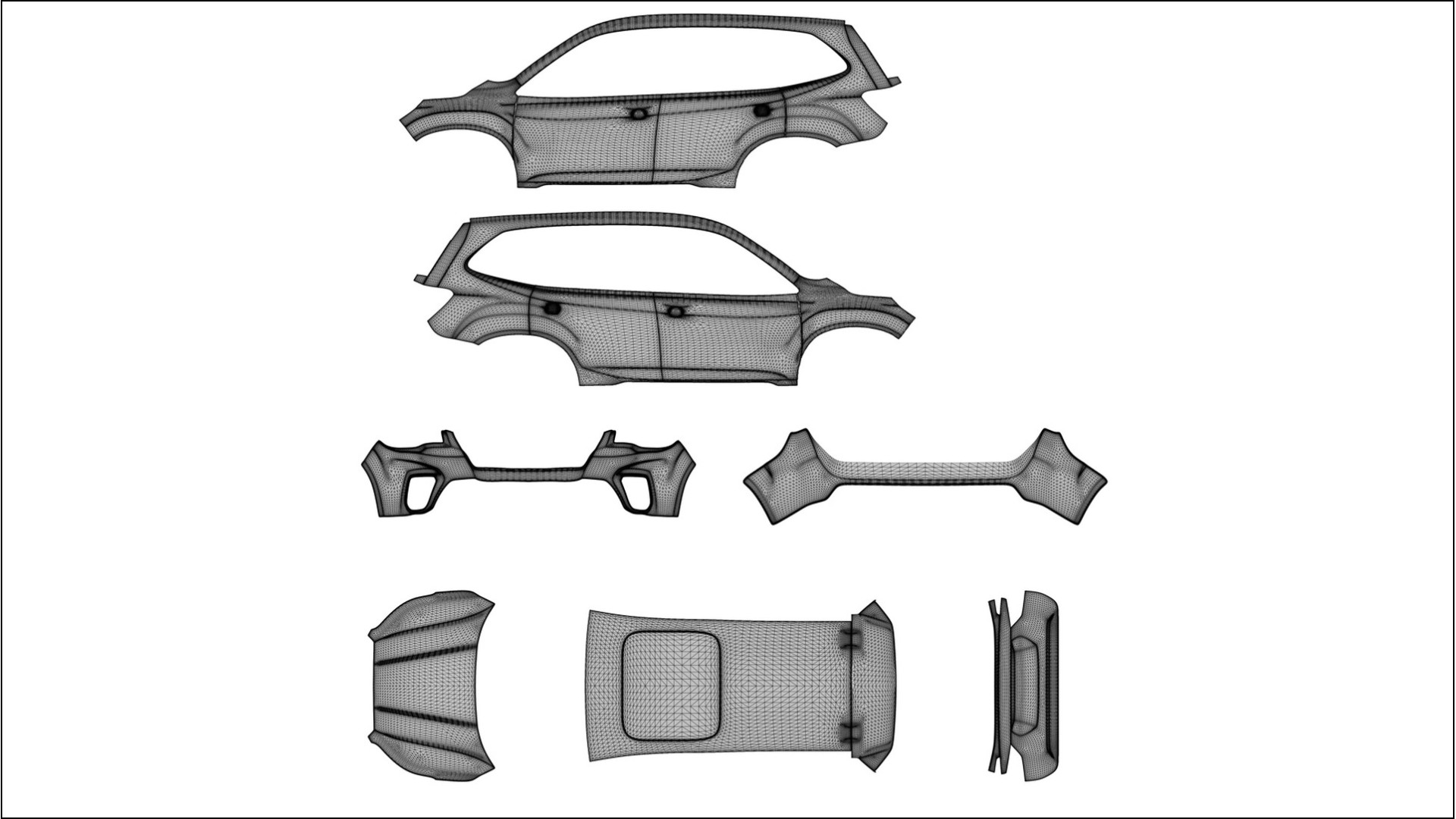 Subaru Forester V SK prefacelift PPF Fólie | FORGED S TPU PPF - kompletní pre-cut kit
