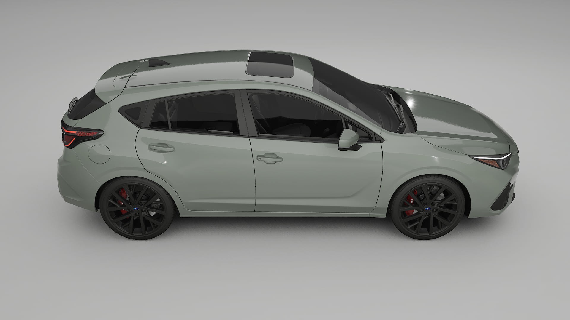 Subaru Impreza GU PPF Fólie | SLATE TPU PPF - kompletní pre-cut kit