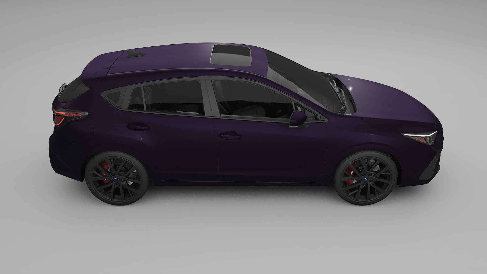 Subaru Impreza GU PPF Fólie | VIOLET TPU PPF - kompletní pre-cut kit