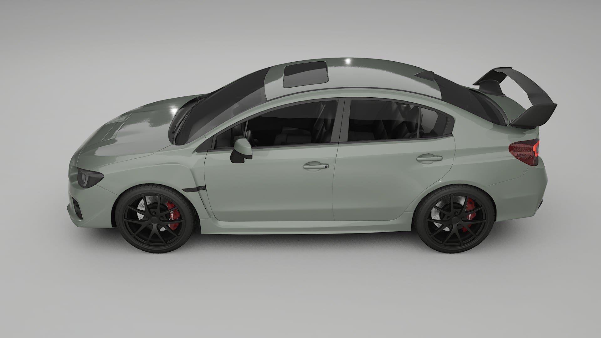 Subaru Impreza WRX Sti VA prefacelift PPF Fólie | SLATE TPU PPF - kompletní pre-cut kit
