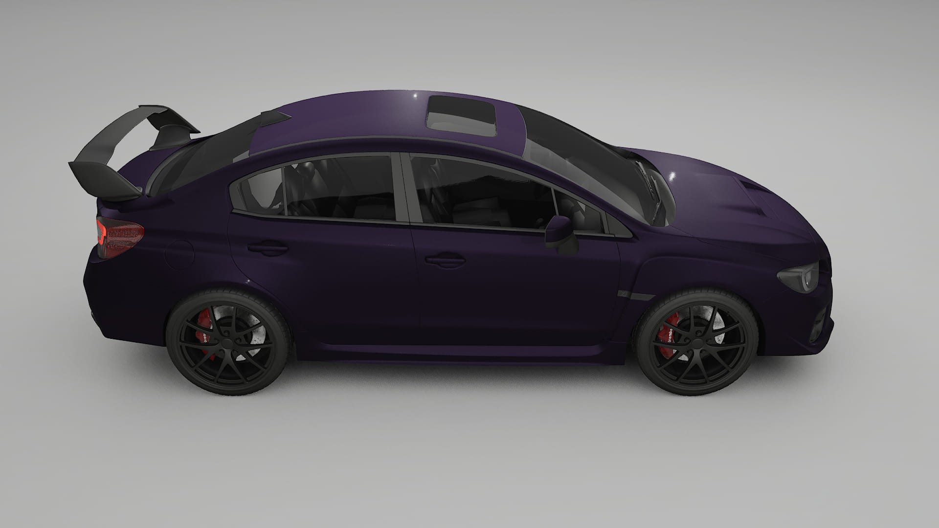 Subaru Impreza WRX Sti VA prefacelift PPF Fólie | VIOLET TPU PPF - kompletní pre-cut kit