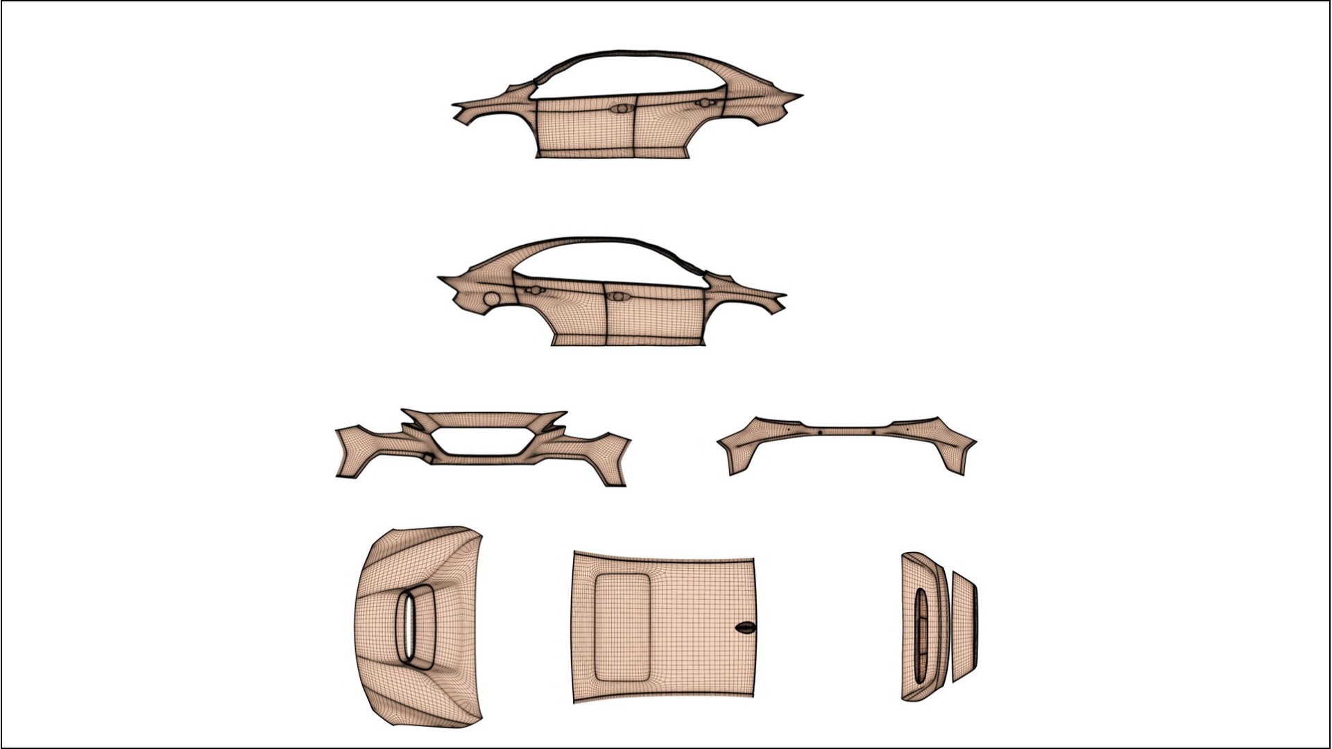 Subaru WRX VB PPF Fólie | SLATE TPU PPF - kompletní pre-cut kit