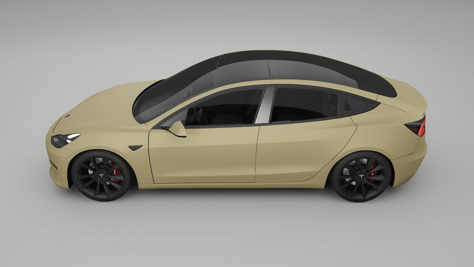 Tesla Model3 PPF Fólie | SAND TPU PPF - kompletní pre-cut kit