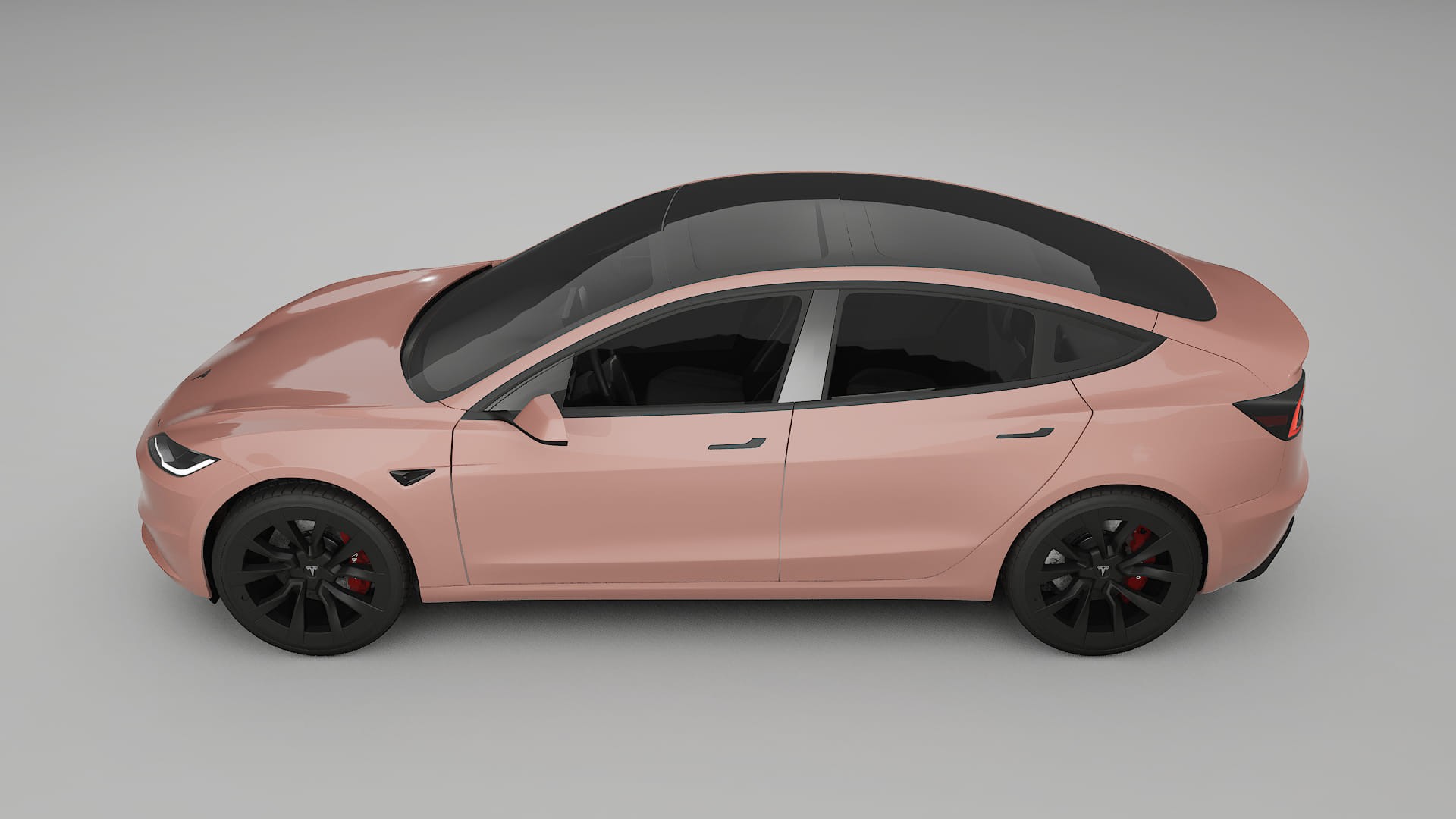 Tesla Model3 Highland PPF Fólie | BLUSH TPU PPF - kompletní pre-cut kit
