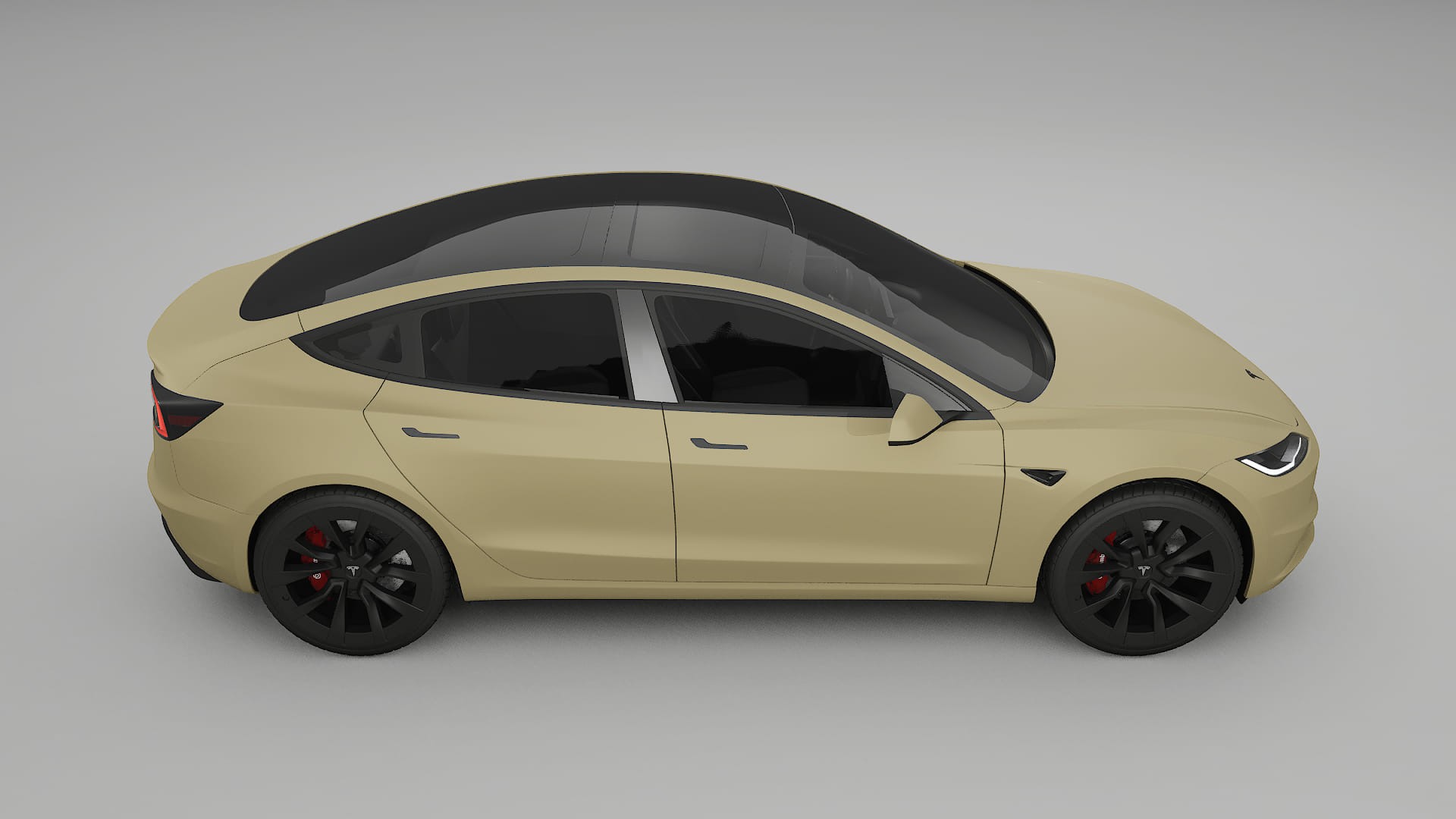 Tesla Model3 Highland PPF Fólie | SAND TPU PPF - kompletní pre-cut kit