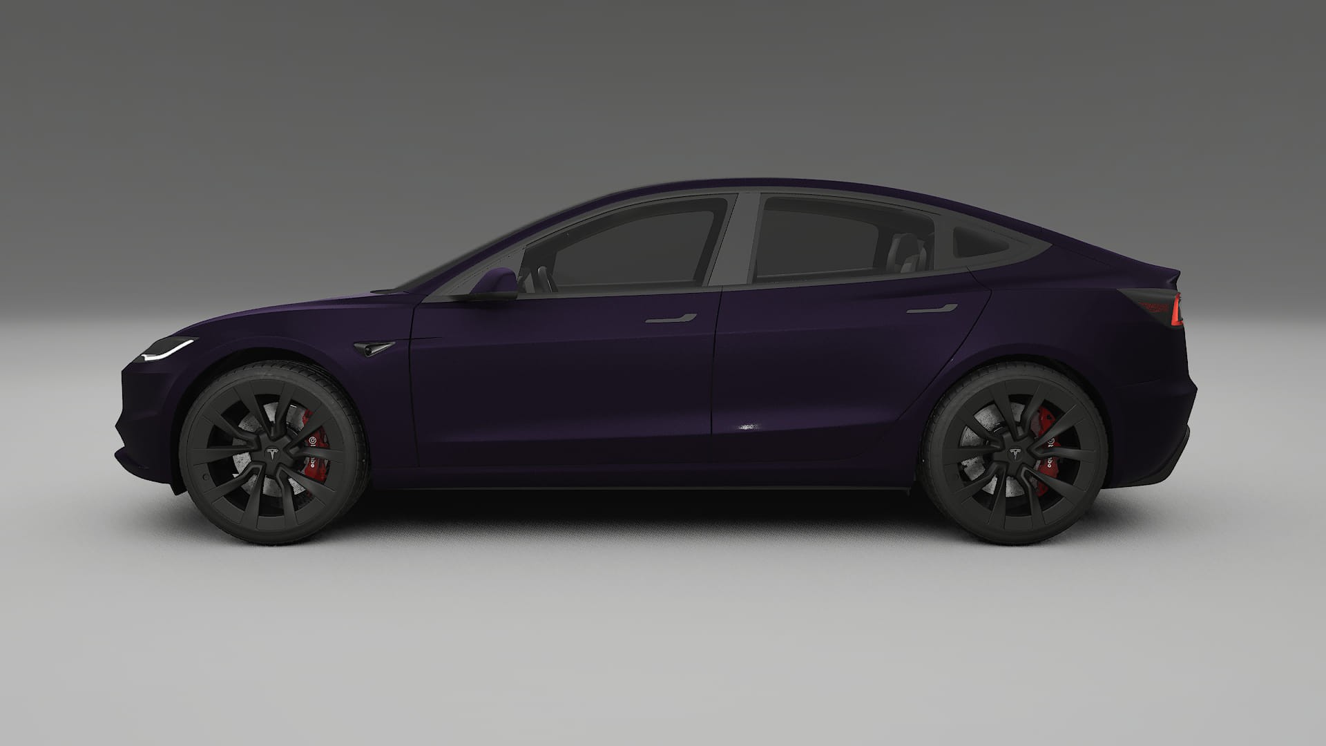 Tesla Model3 Highland PPF Fólie | VIOLET TPU PPF - kompletní pre-cut kit