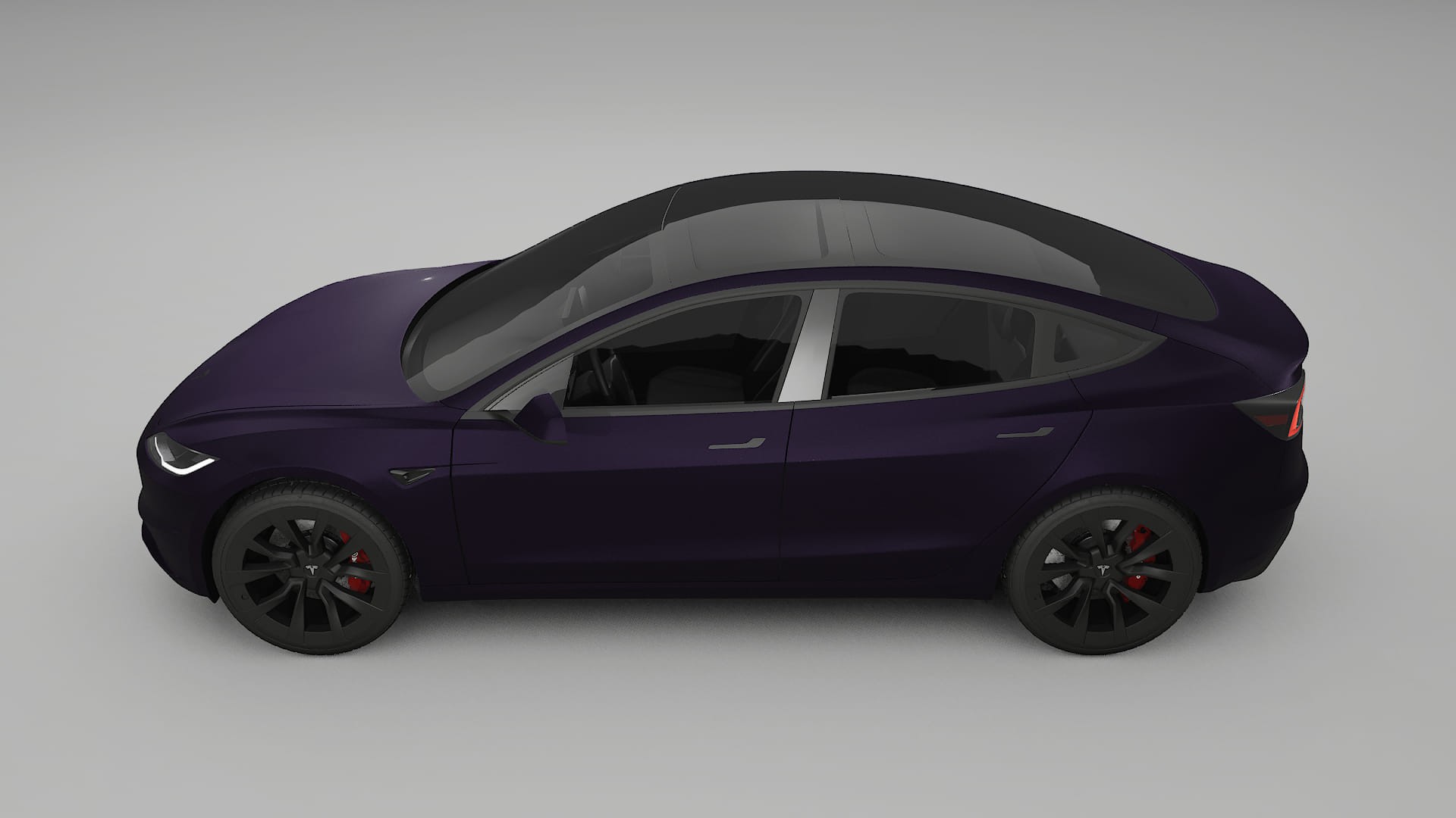Tesla Model3 Highland PPF Fólie | VIOLET TPU PPF - kompletní pre-cut kit