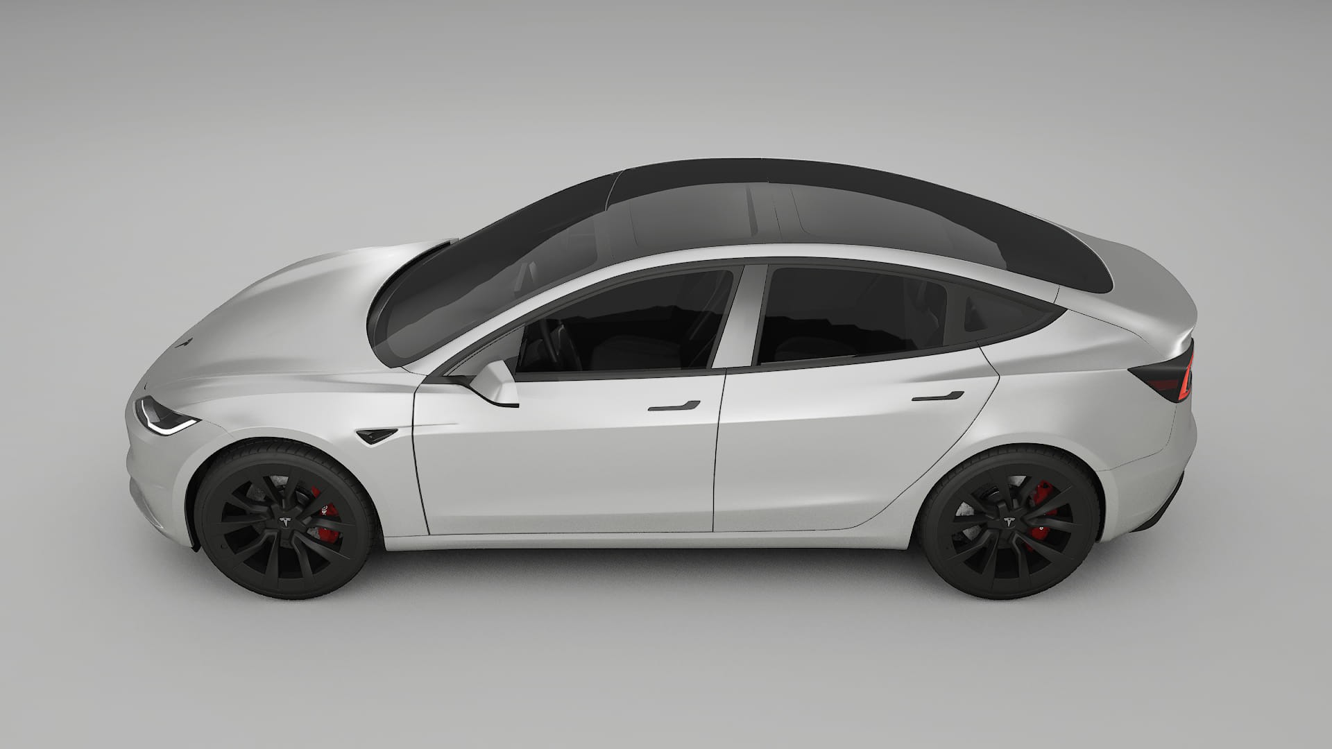 Tesla Model3 Highland PPF Fólie | OPAL TPU PPF - kompletní pre-cut kit