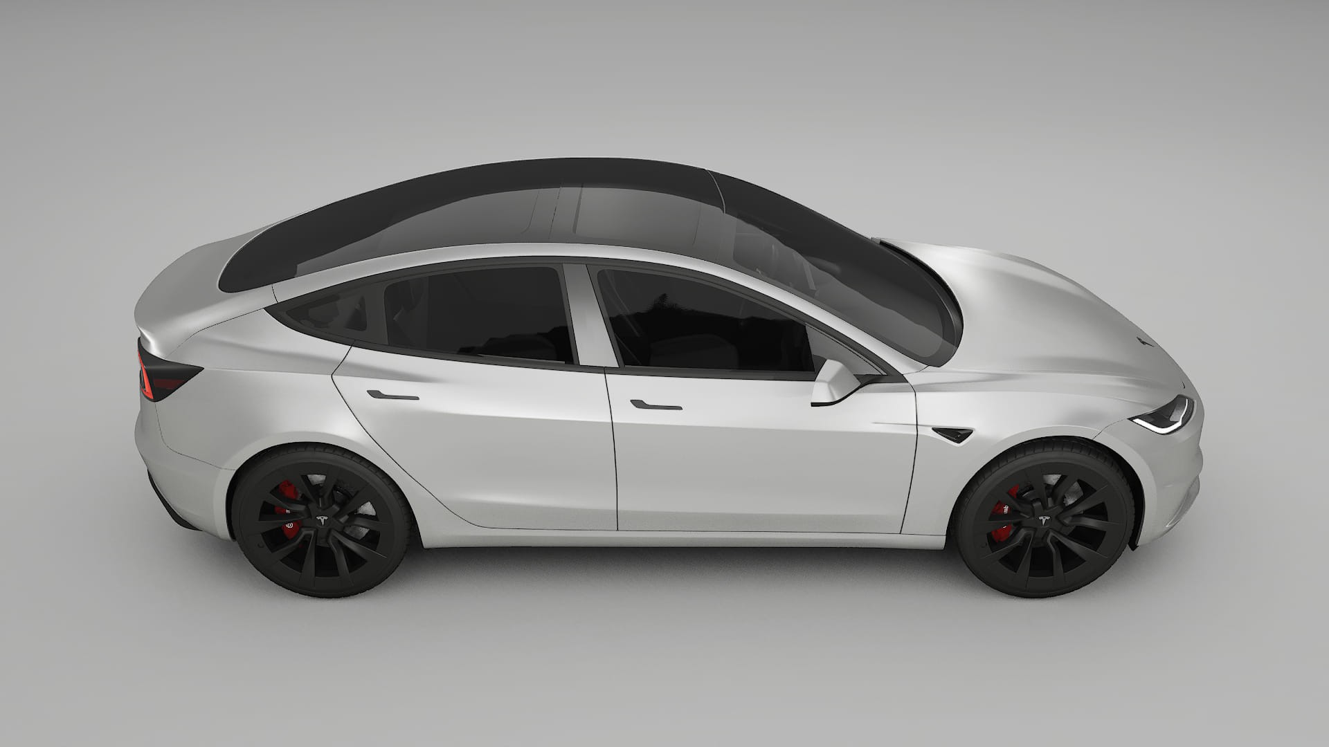 Tesla Model3 Highland PPF Fólie | OPAL TPU PPF - kompletní pre-cut kit