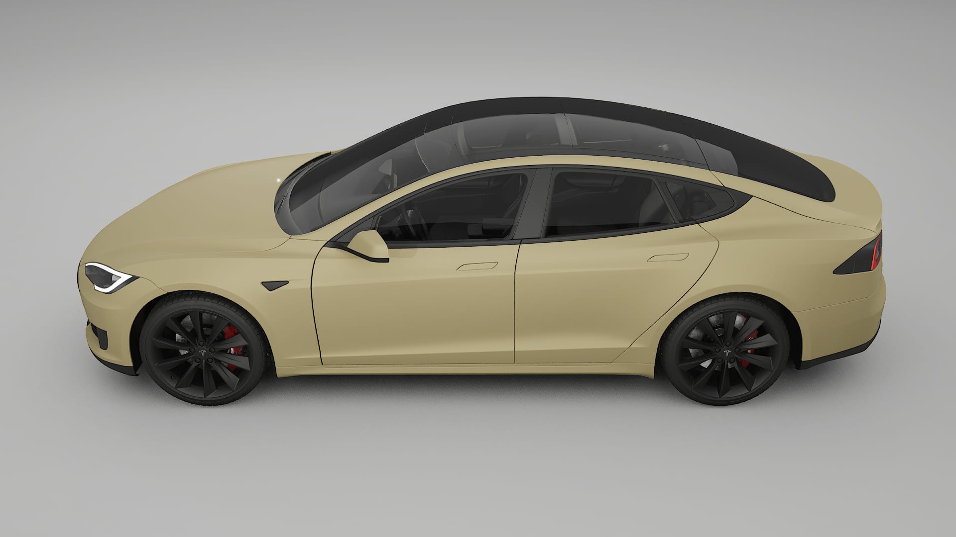 Tesla Model-S PPF Fólie | SAND TPU PPF - kompletní pre-cut kit