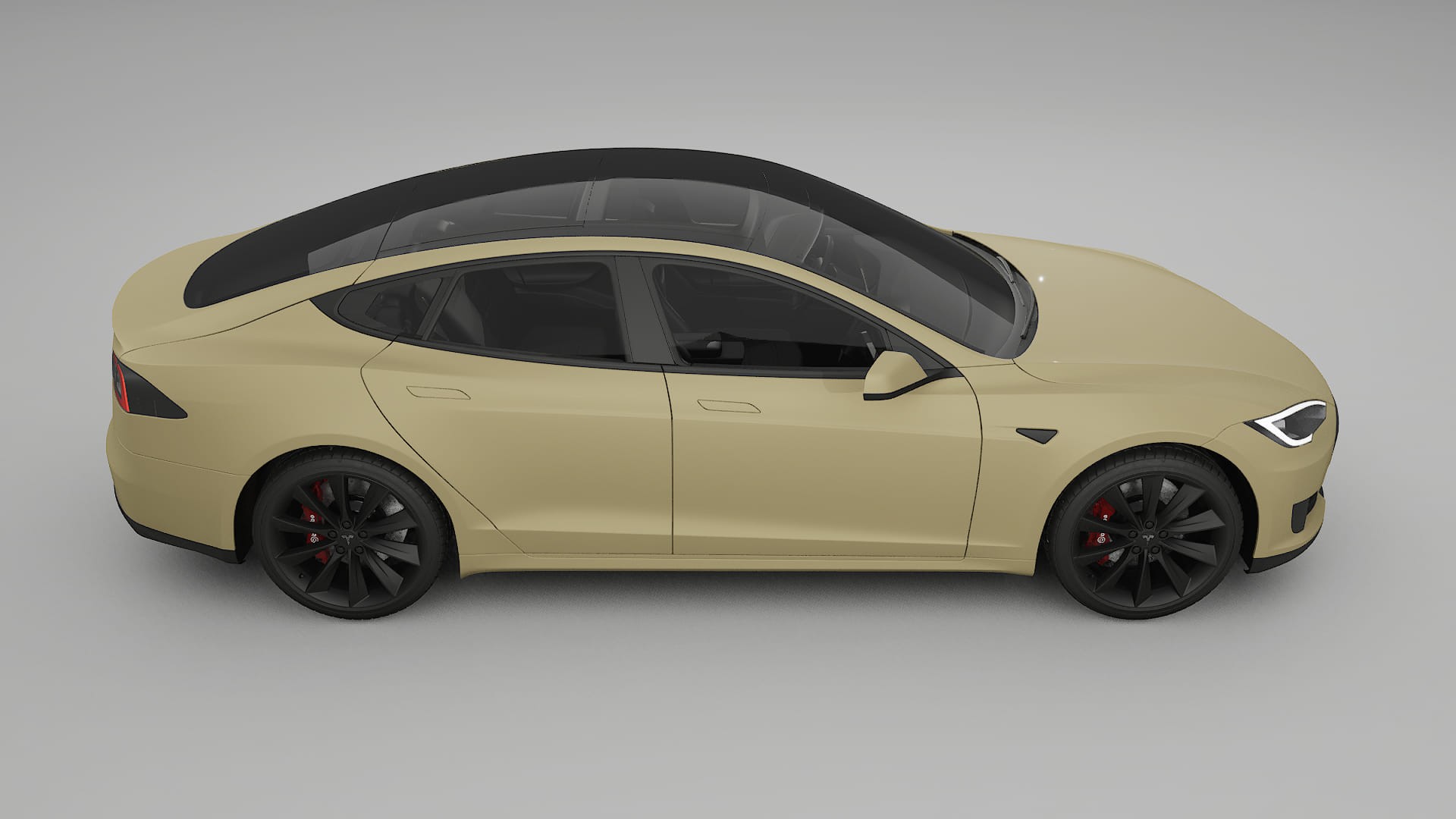 Tesla Model-S PPF Fólie | SAND TPU PPF - kompletní pre-cut kit