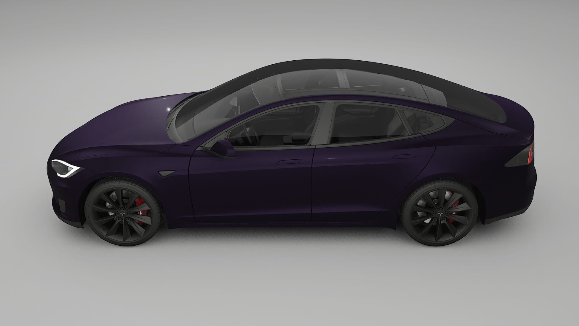 Tesla Model-S PPF Fólie | VIOLET TPU PPF - kompletní pre-cut kit