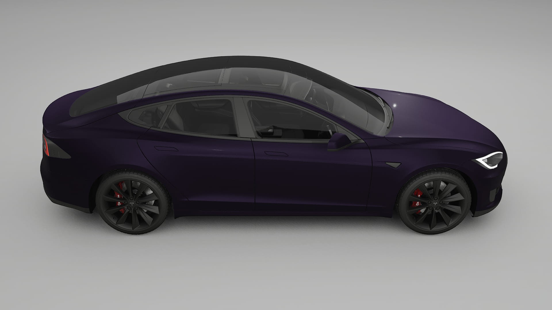 Tesla Model-S PPF Fólie | VIOLET TPU PPF - kompletní pre-cut kit