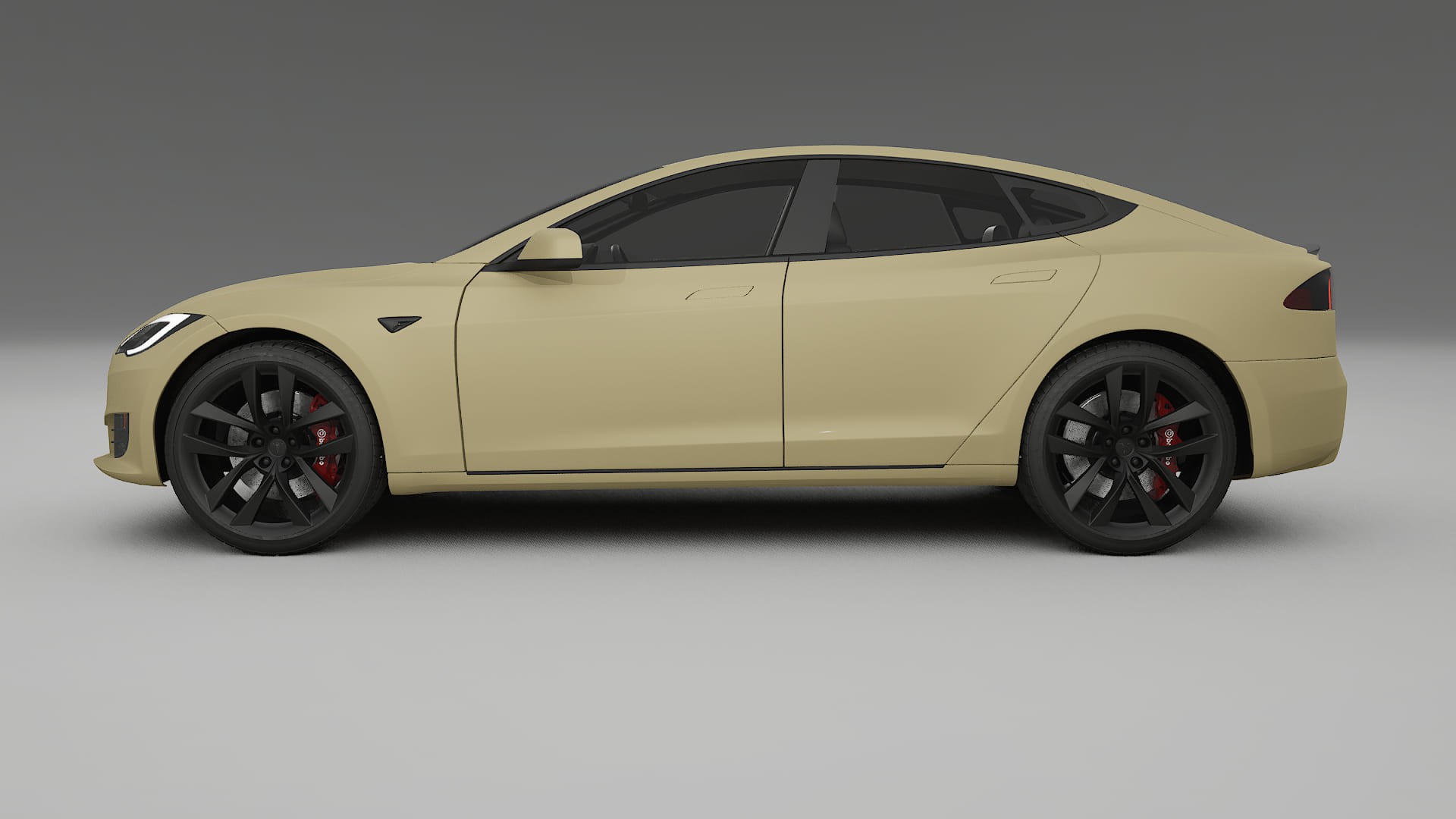 Tesla Model-S Refresh PPF Fólie | SAND TPU PPF - kompletní pre-cut kit