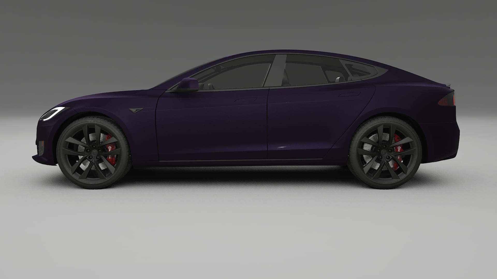 Tesla Model-S Refresh PPF Fólie | VIOLET TPU PPF - kompletní pre-cut kit