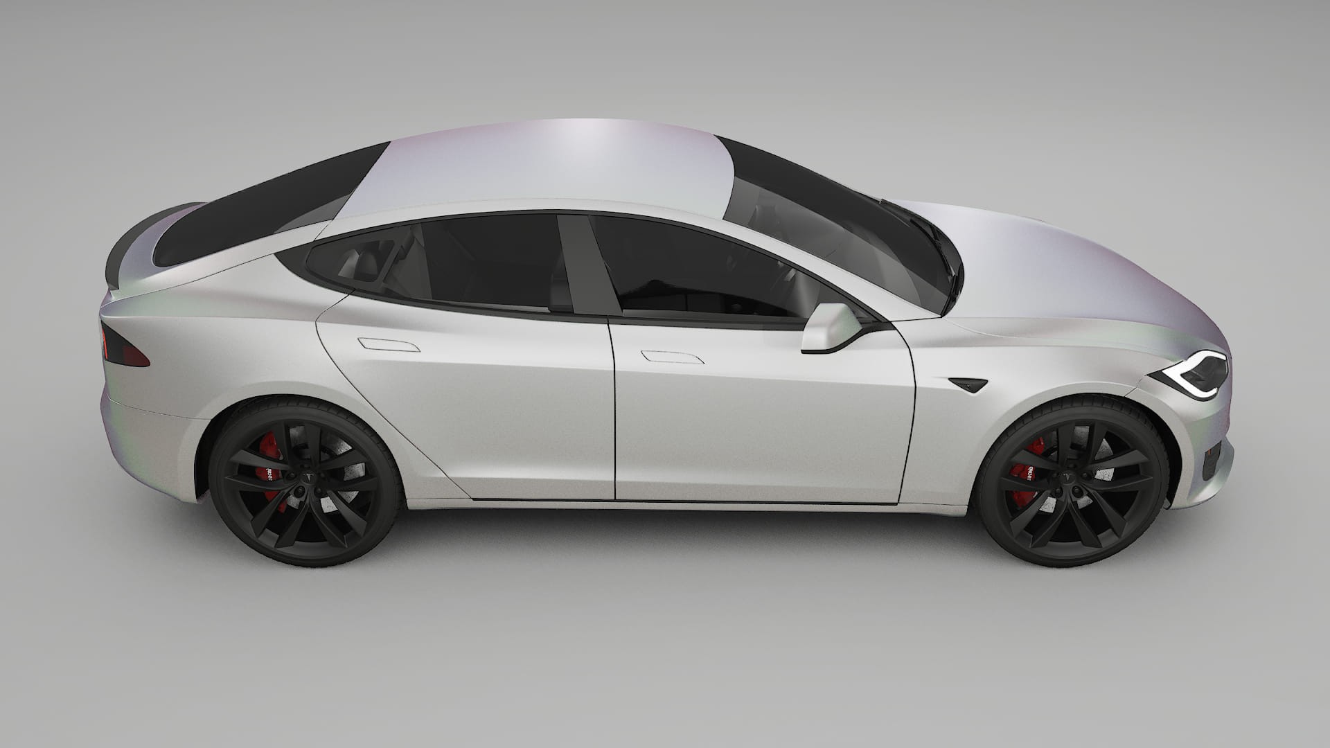 Tesla Model-S Refresh PPF Fólie | NEBULA TPU PPF - kompletní pre-cut kit
