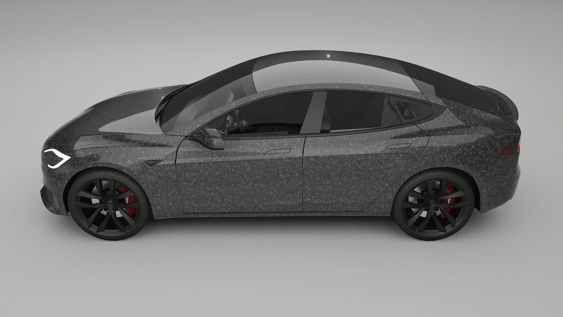Tesla Model-S Refresh PPF Fólie | FORGED S TPU PPF - kompletní pre-cut kit