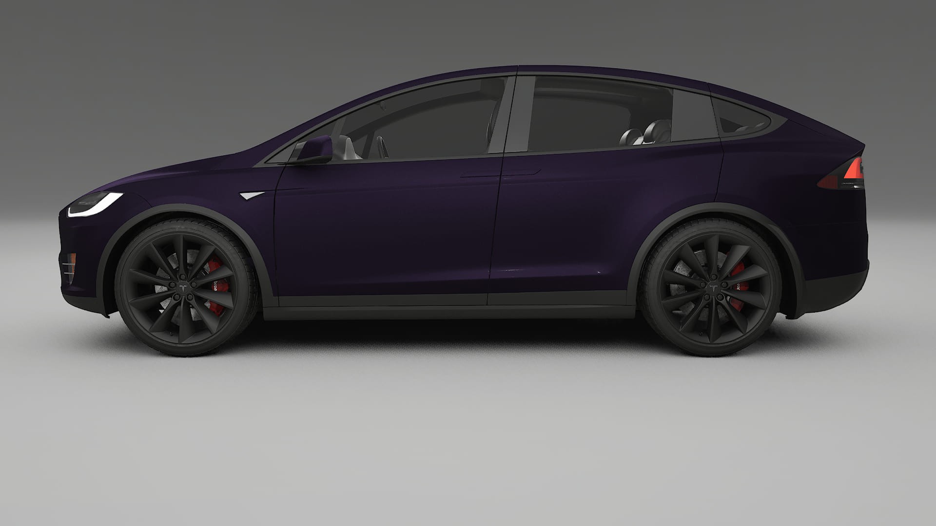Tesla Model-X PPF Fólie | VIOLET TPU PPF - kompletní pre-cut kit