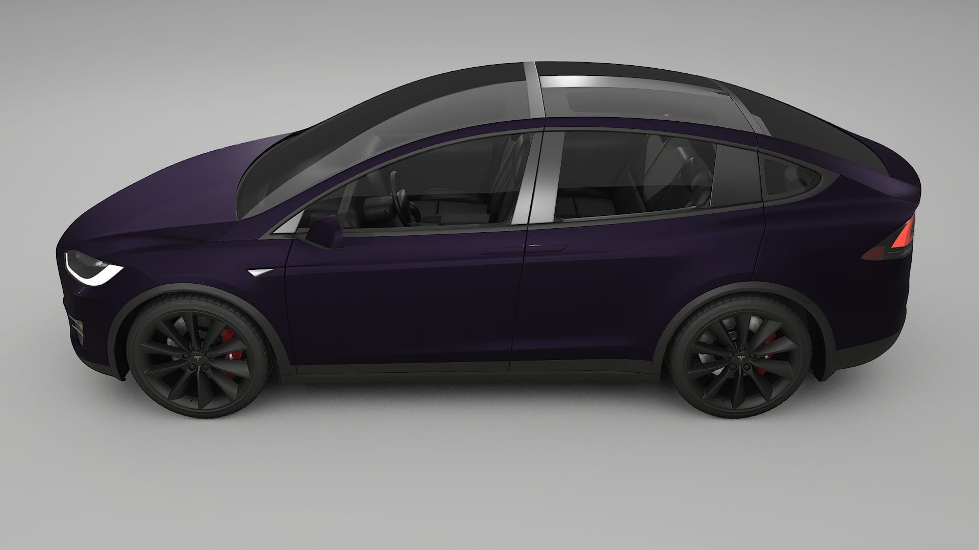 Tesla Model-X PPF Fólie | VIOLET TPU PPF - kompletní pre-cut kit