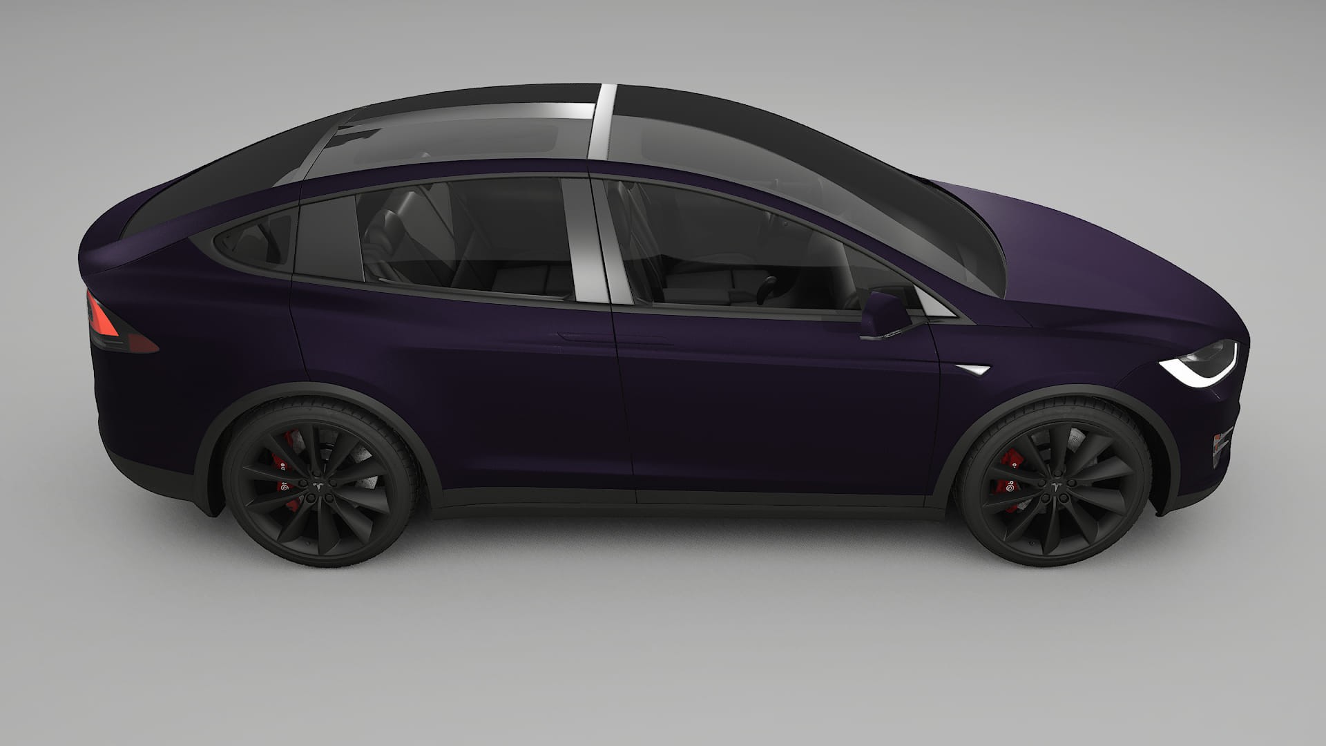 Tesla Model-X PPF Fólie | VIOLET TPU PPF - kompletní pre-cut kit