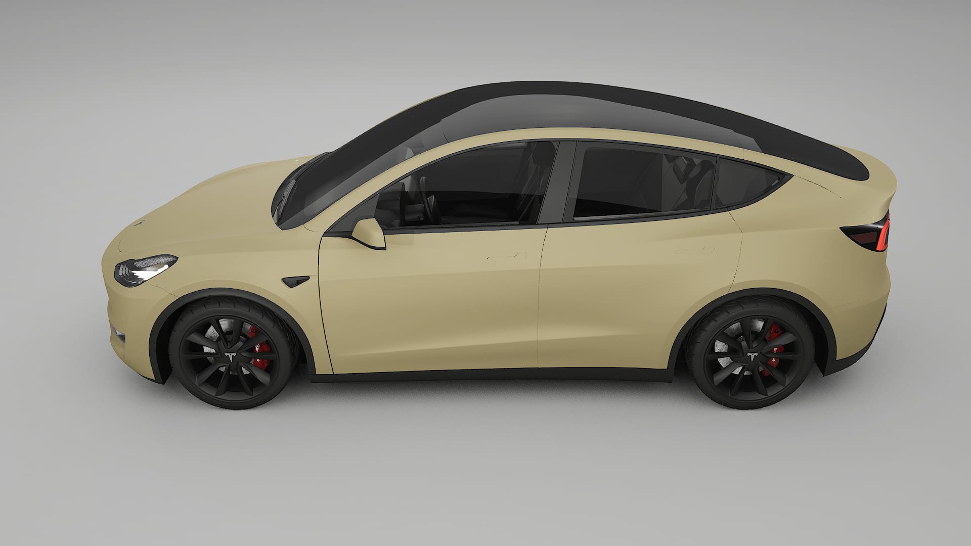 Tesla Model-Y PPF Fólie | SAND TPU PPF - kompletní pre-cut kit