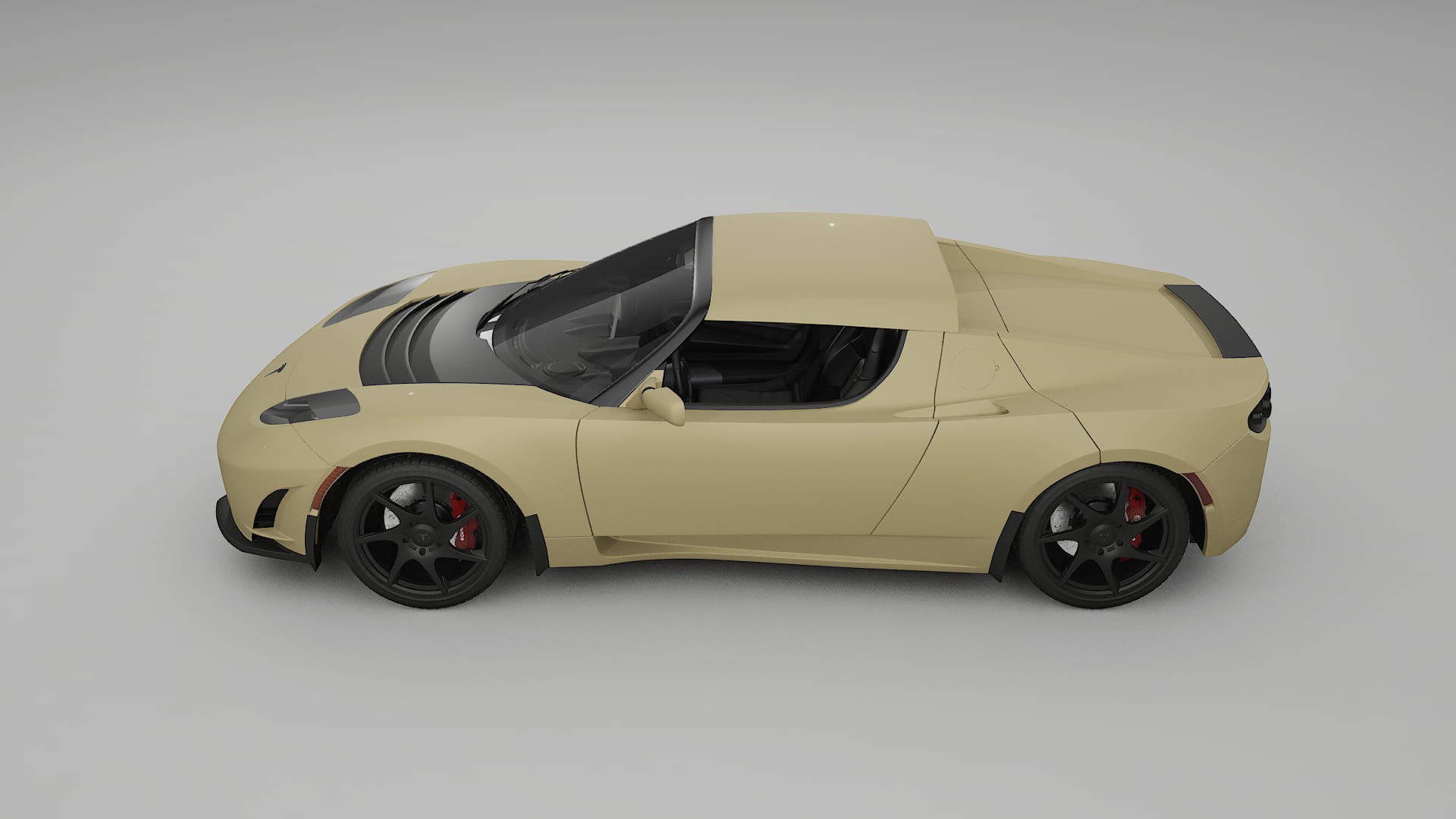 Tesla Roadster 2.5 PPF Fólie | SAND TPU PPF - kompletní pre-cut kit