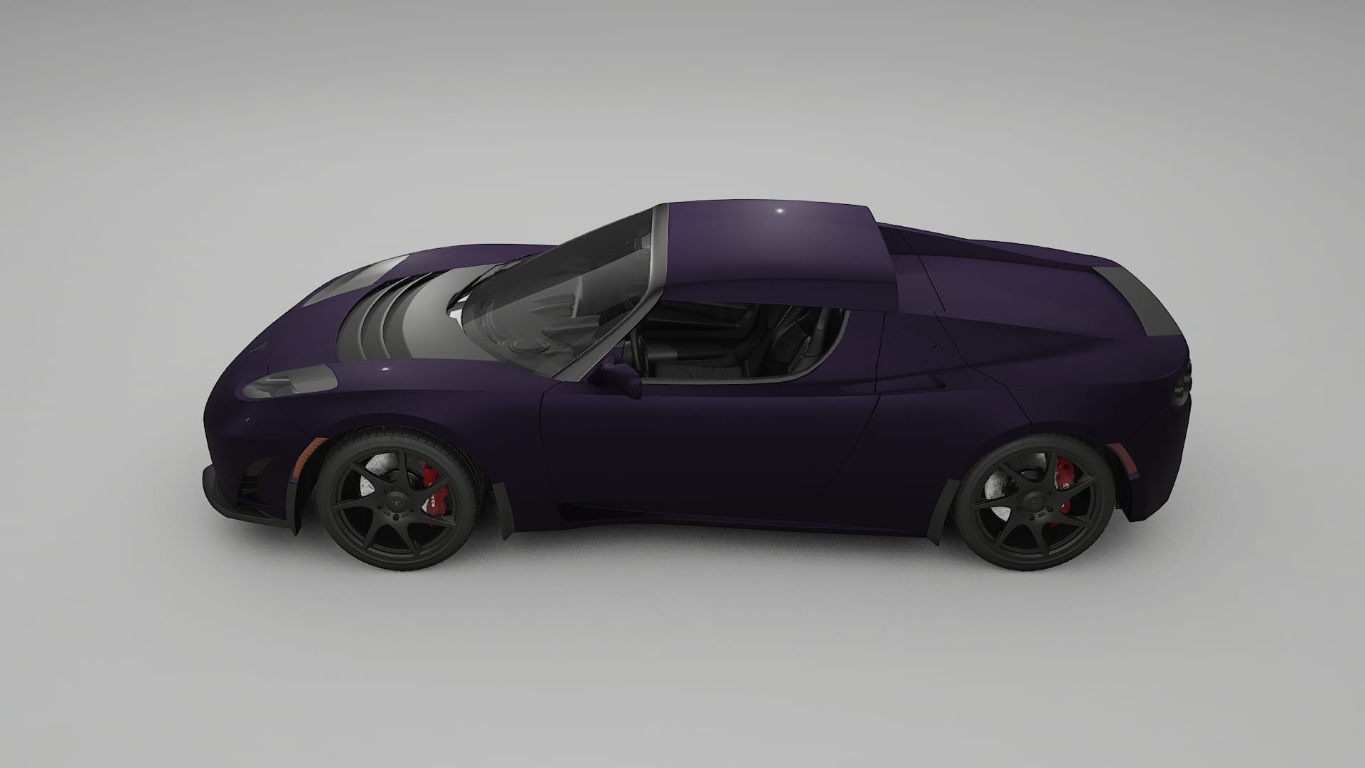 Tesla Roadster 2.5 PPF Fólie | VIOLET TPU PPF - kompletní pre-cut kit