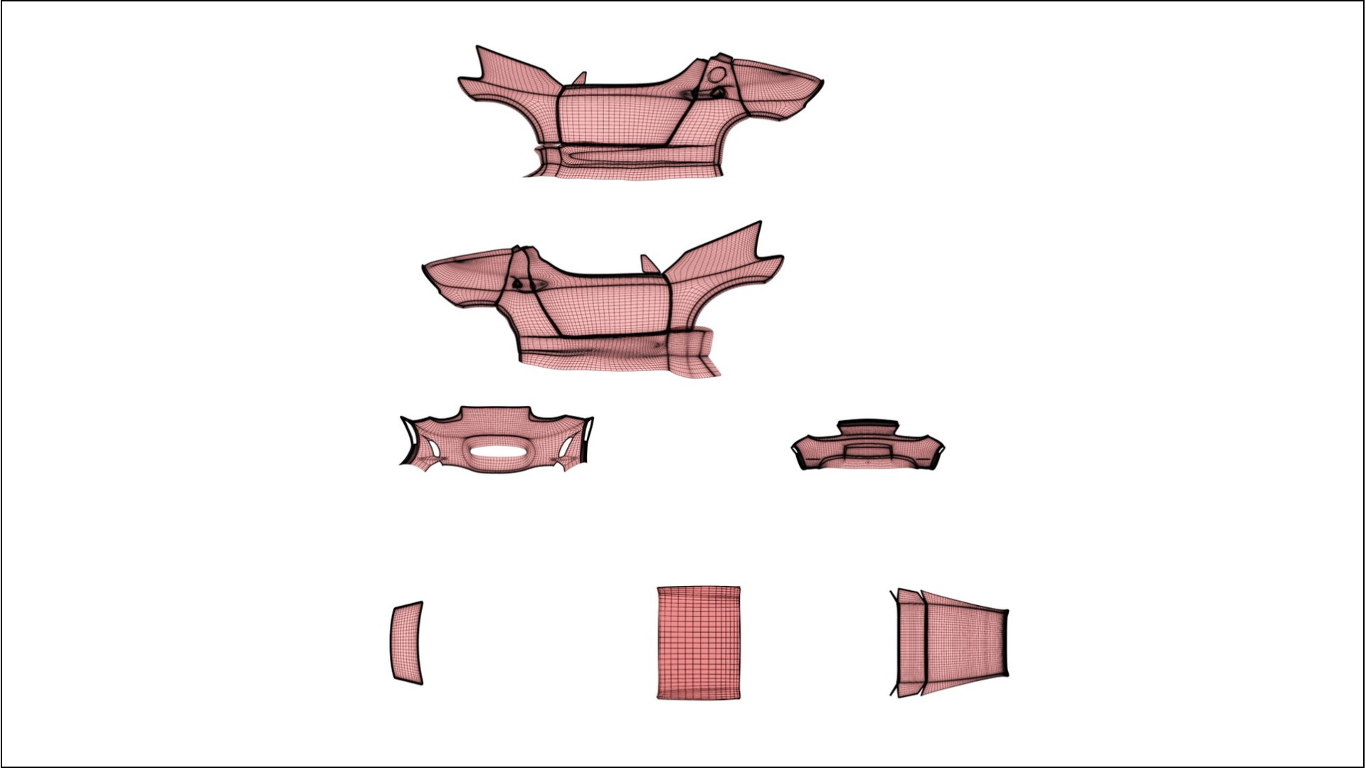 Tesla Roadster 2.5 PPF Fólie | DAISY TPU PPF - kompletní pre-cut kit