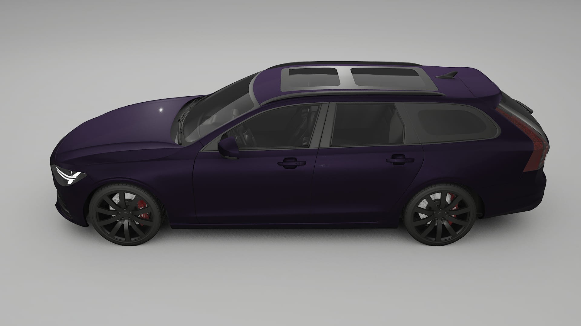 Volvo V90 P5 PPF Fólie | VIOLET TPU PPF - kompletní pre-cut kit