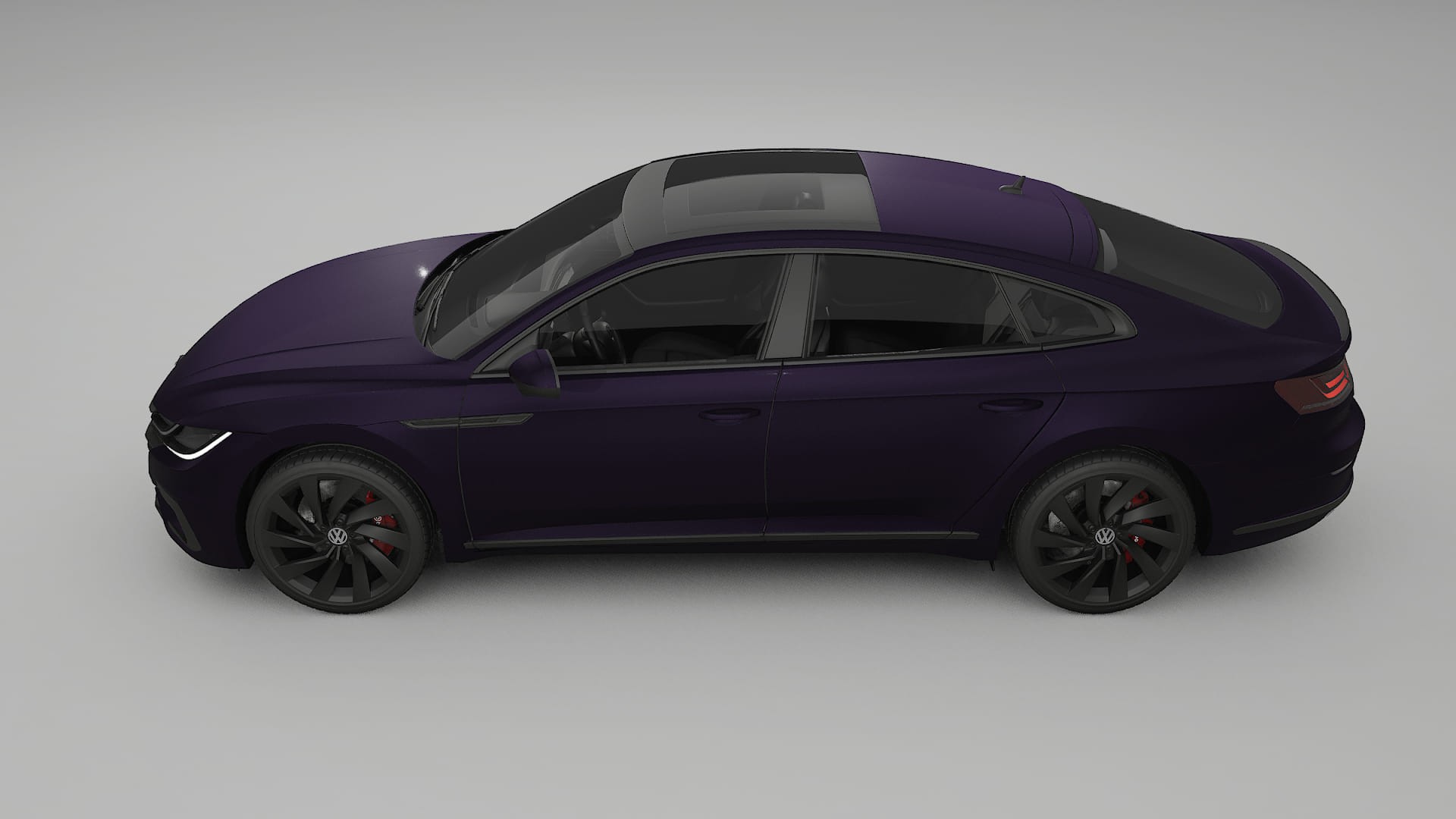 VW Arteon R 3H prefacelift PPF Fólie | VIOLET TPU PPF - kompletní pre-cut kit