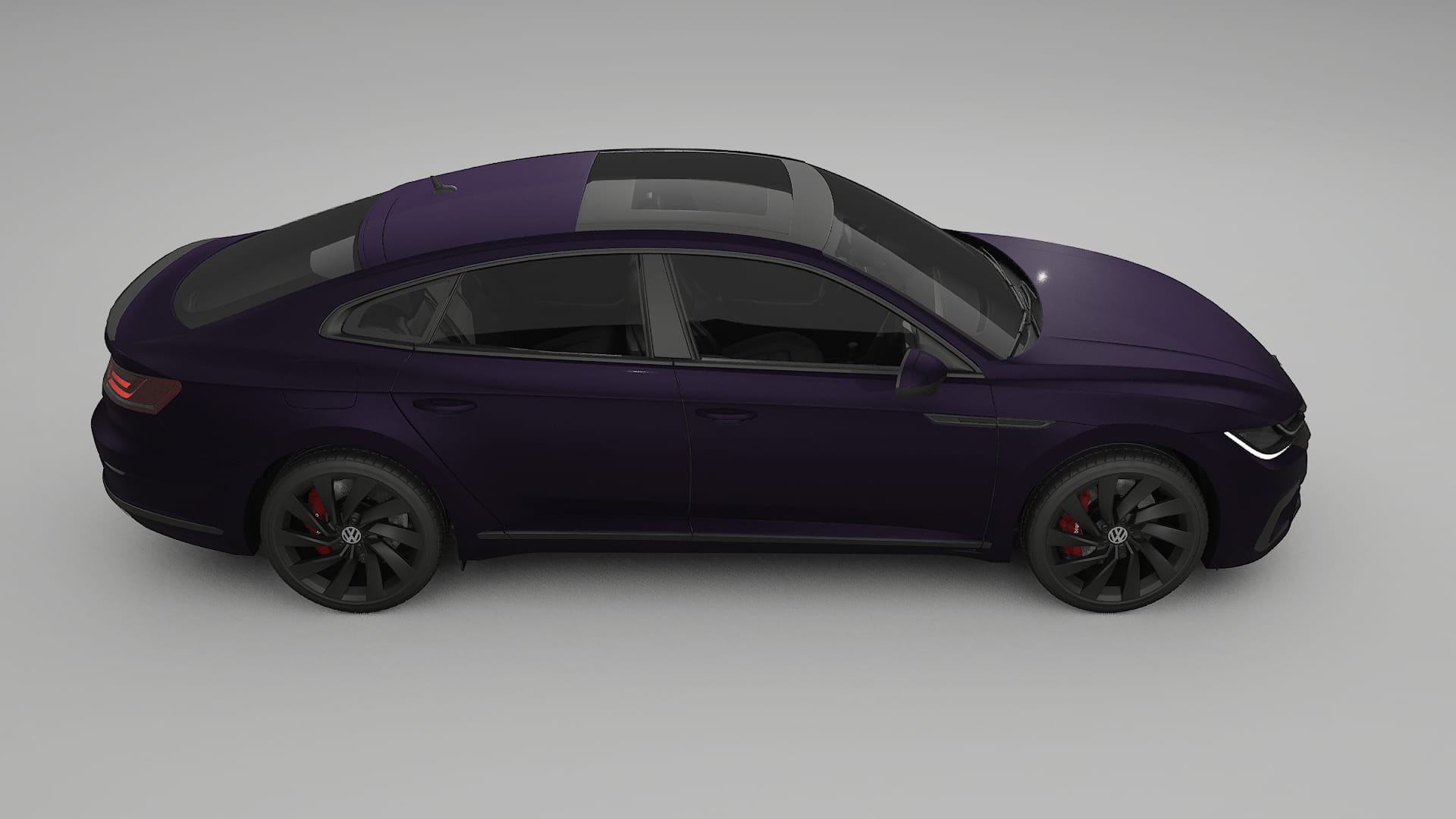 VW Arteon R 3H prefacelift PPF Fólie | VIOLET TPU PPF - kompletní pre-cut kit