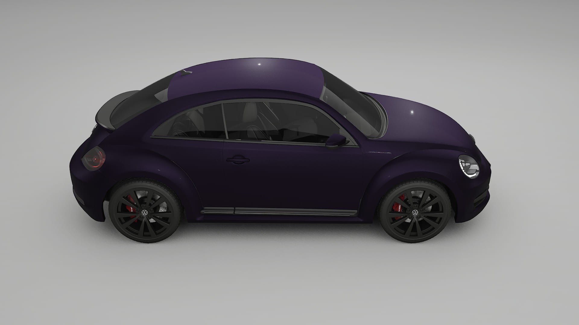 VW Beetle A5 prefacelift PPF Fólie | VIOLET TPU PPF - kompletní pre-cut kit