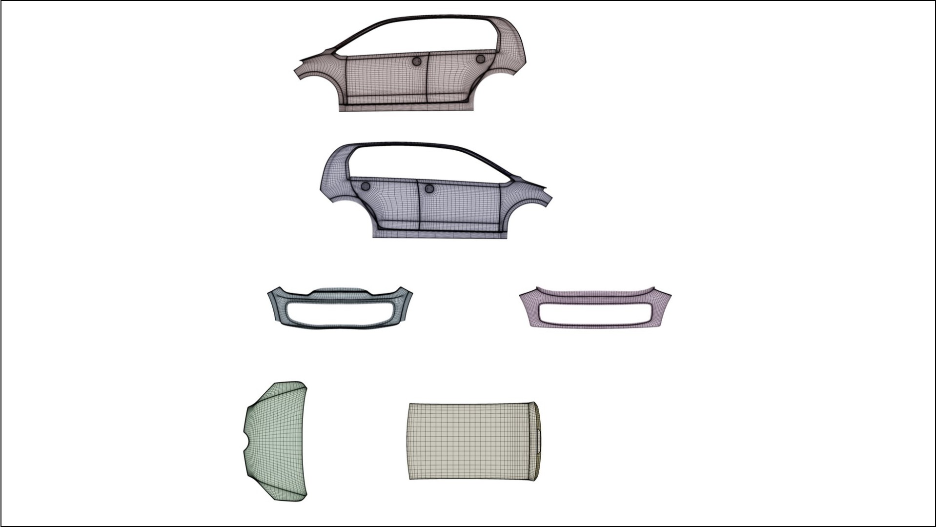 VW Cross Up PPF Fólie | VIOLET TPU PPF - kompletní pre-cut kit