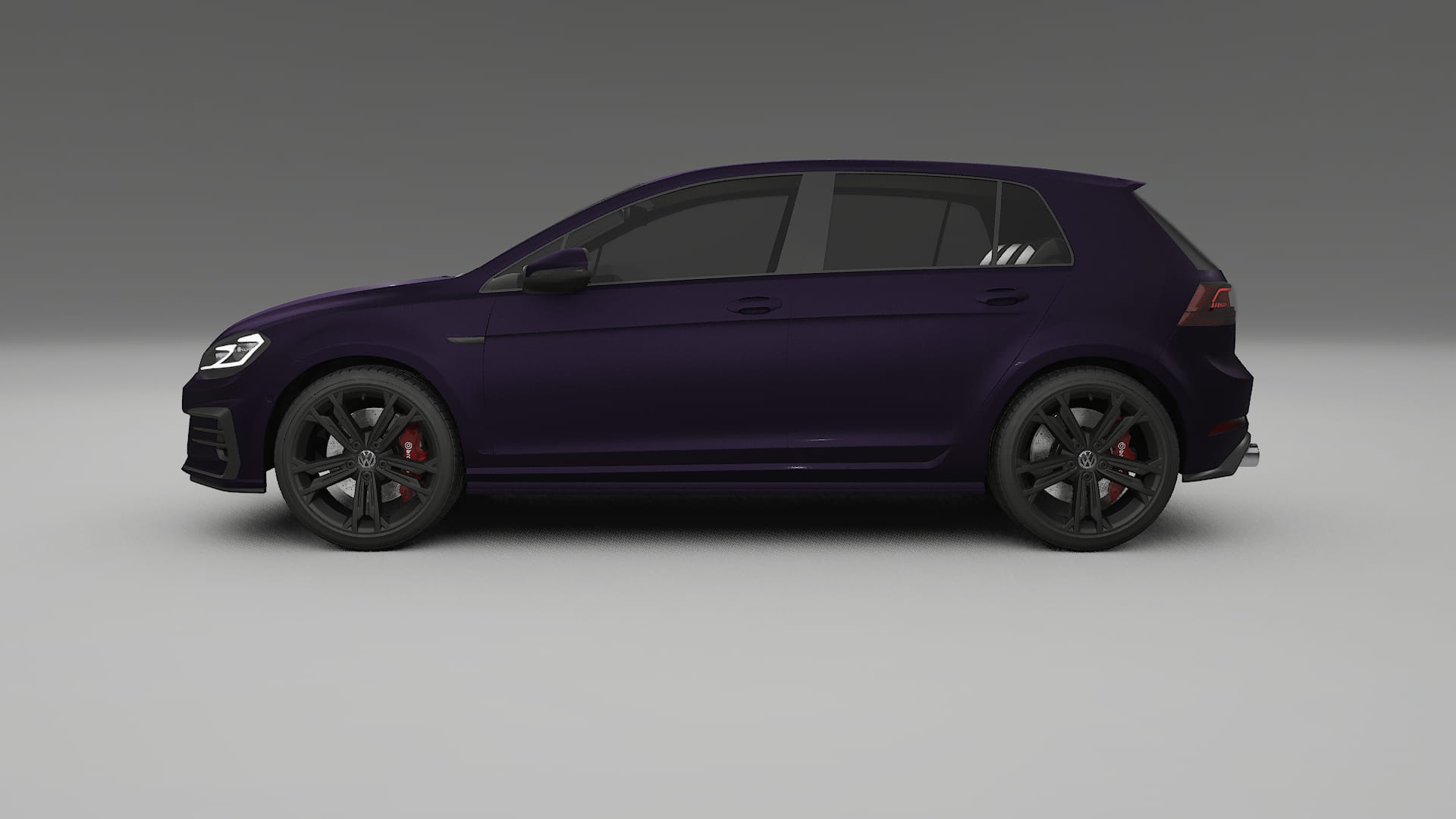 VW Golf Mk7 PPF Fólie | VIOLET TPU PPF - kompletní pre-cut kit