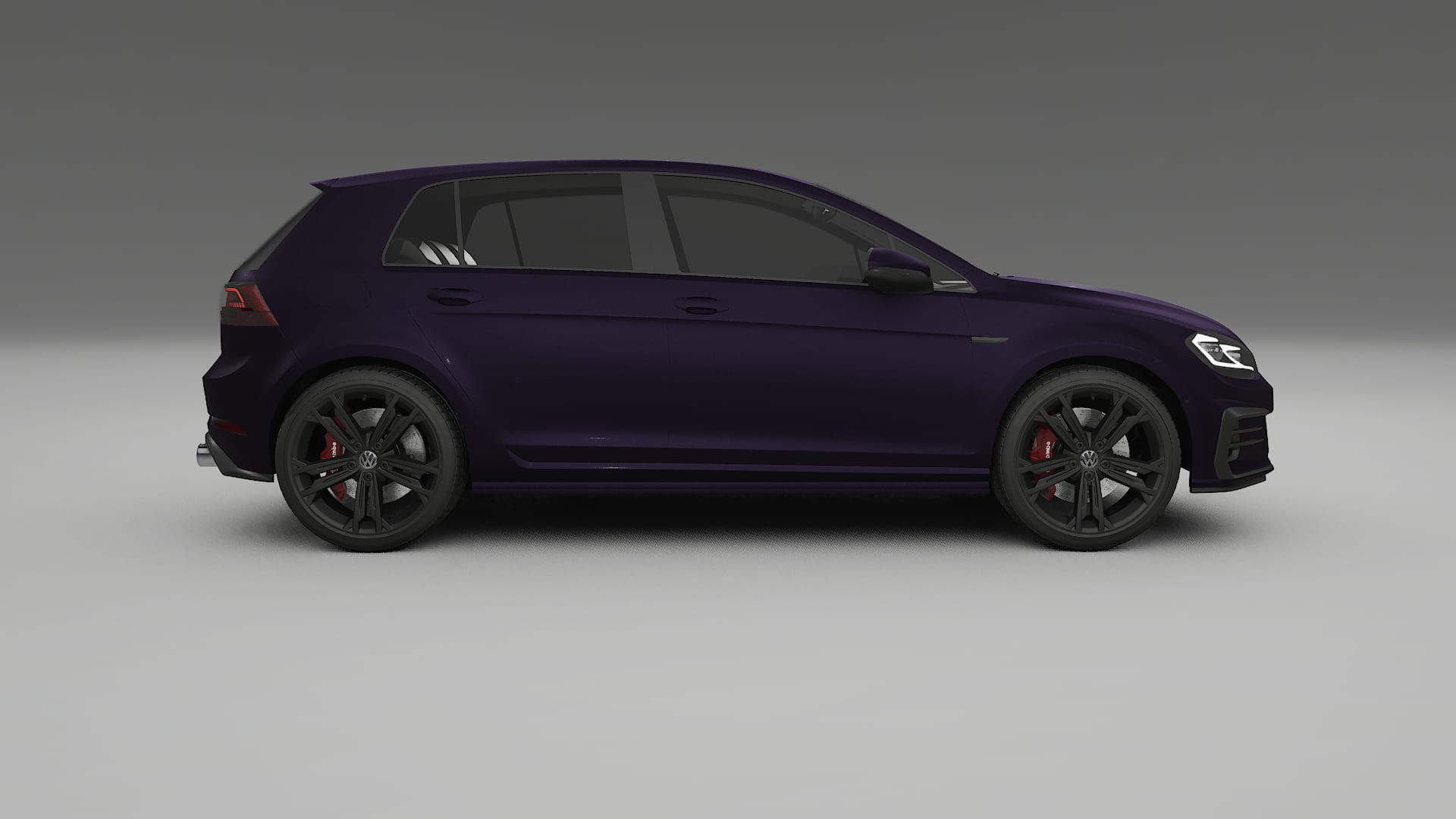 VW Golf Mk7 PPF Fólie | VIOLET TPU PPF - kompletní pre-cut kit