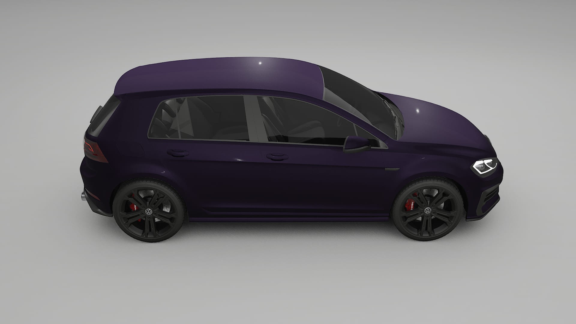 VW Golf Mk7 PPF Fólie | VIOLET TPU PPF - kompletní pre-cut kit