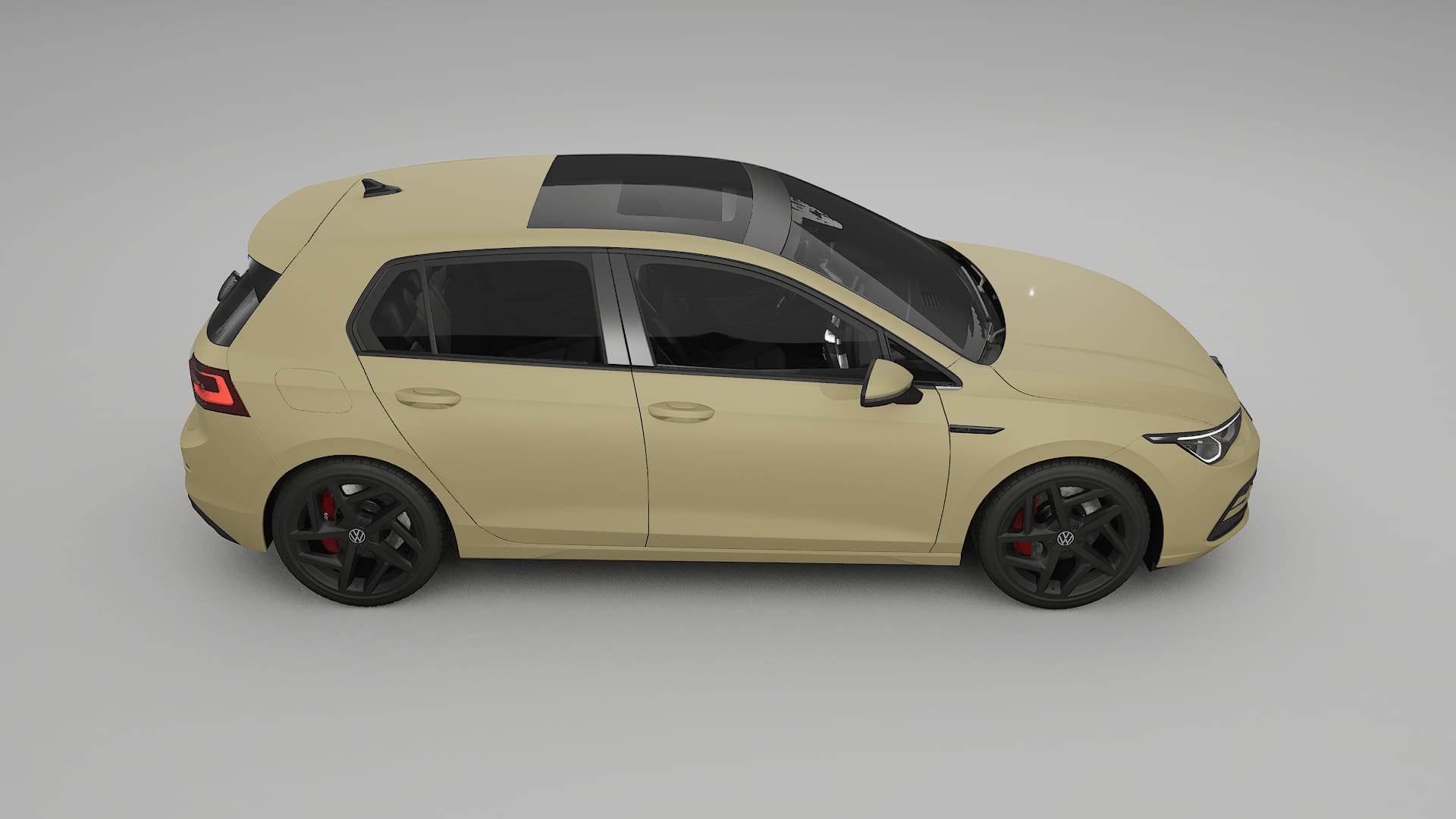 VW Golf Mk8 PPF Fólie | SAND TPU PPF - kompletní pre-cut kit